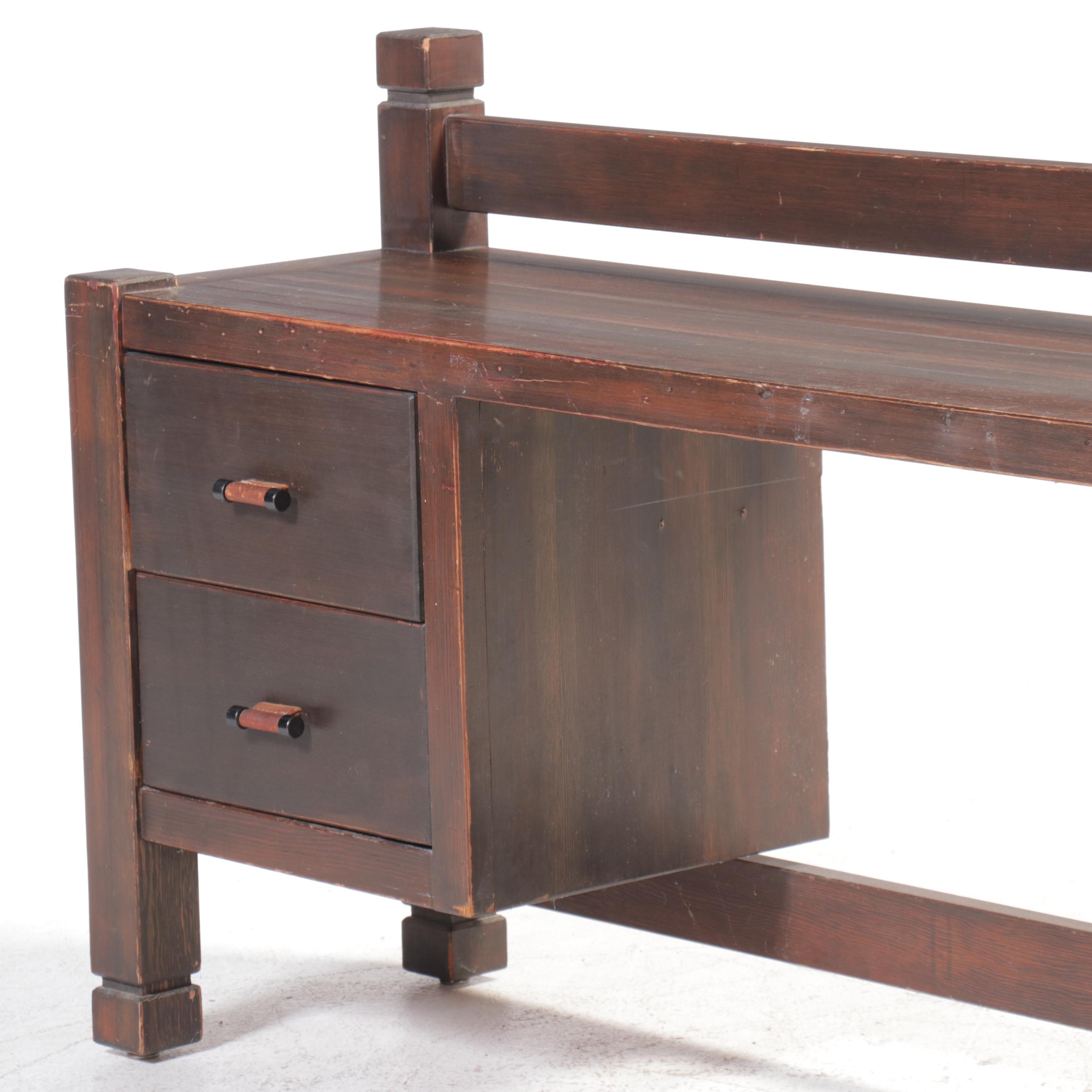 Klaus Rausch for Rausch Collection "St. Moritz" Brutalist Collection Headboard