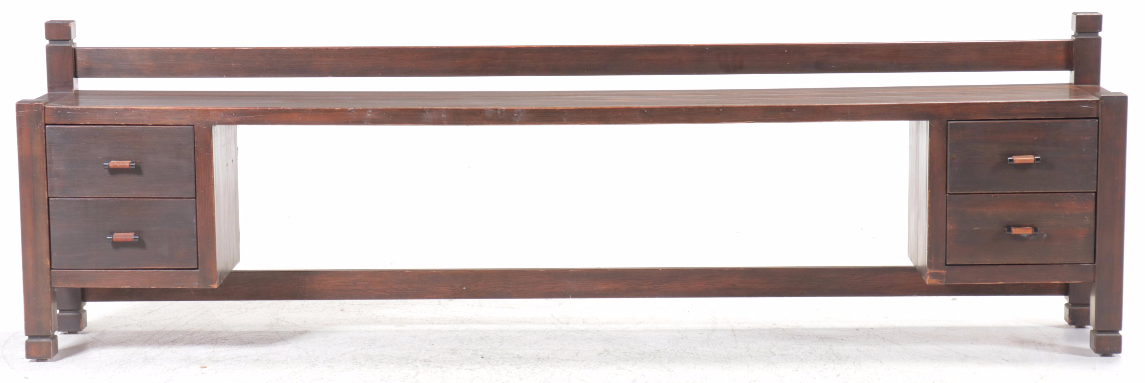 Klaus Rausch for Rausch Collection "St. Moritz" Brutalist Collection Headboard