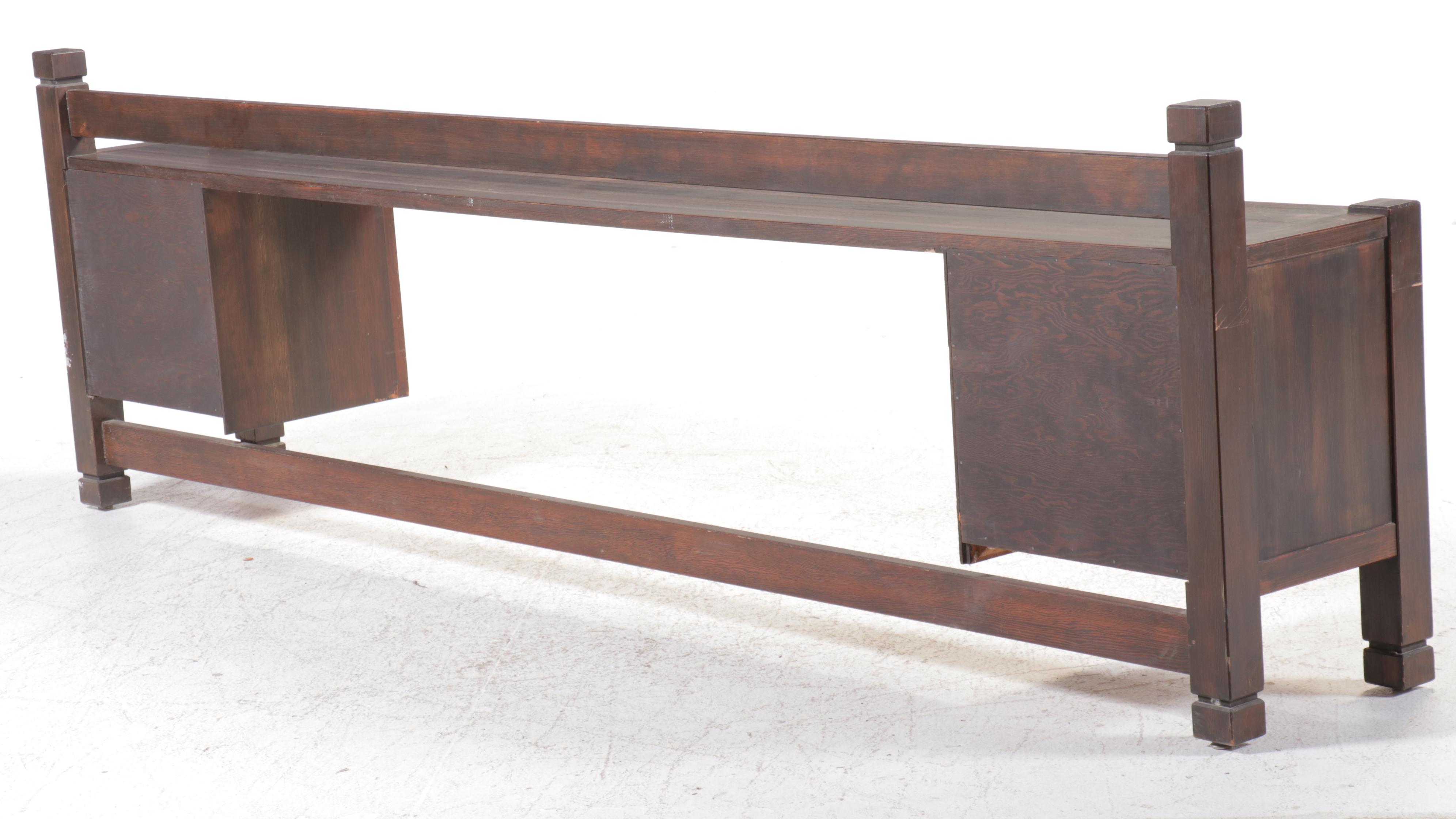 Klaus Rausch for Rausch Collection "St. Moritz" Brutalist Collection Headboard