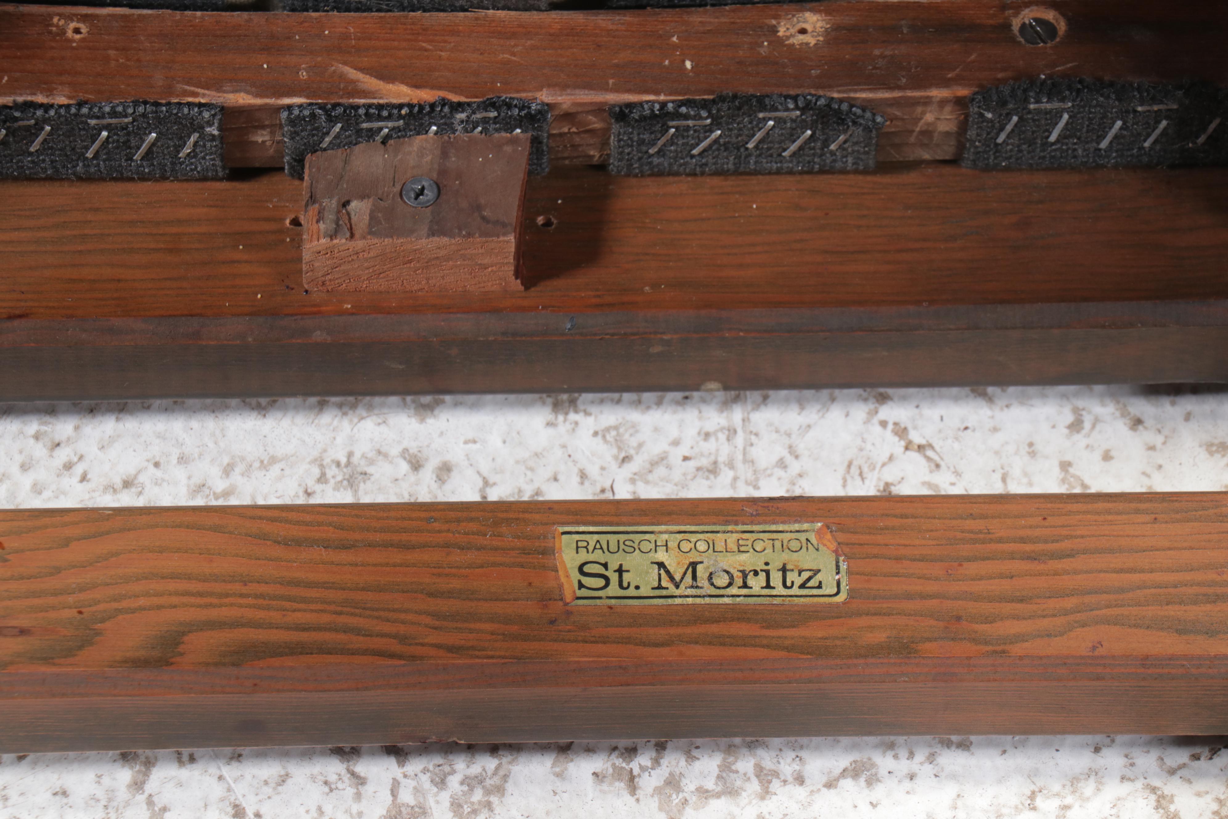 Klaus Rausch for Rausch Collection "St. Moritz" Brutalist Collection Headboard