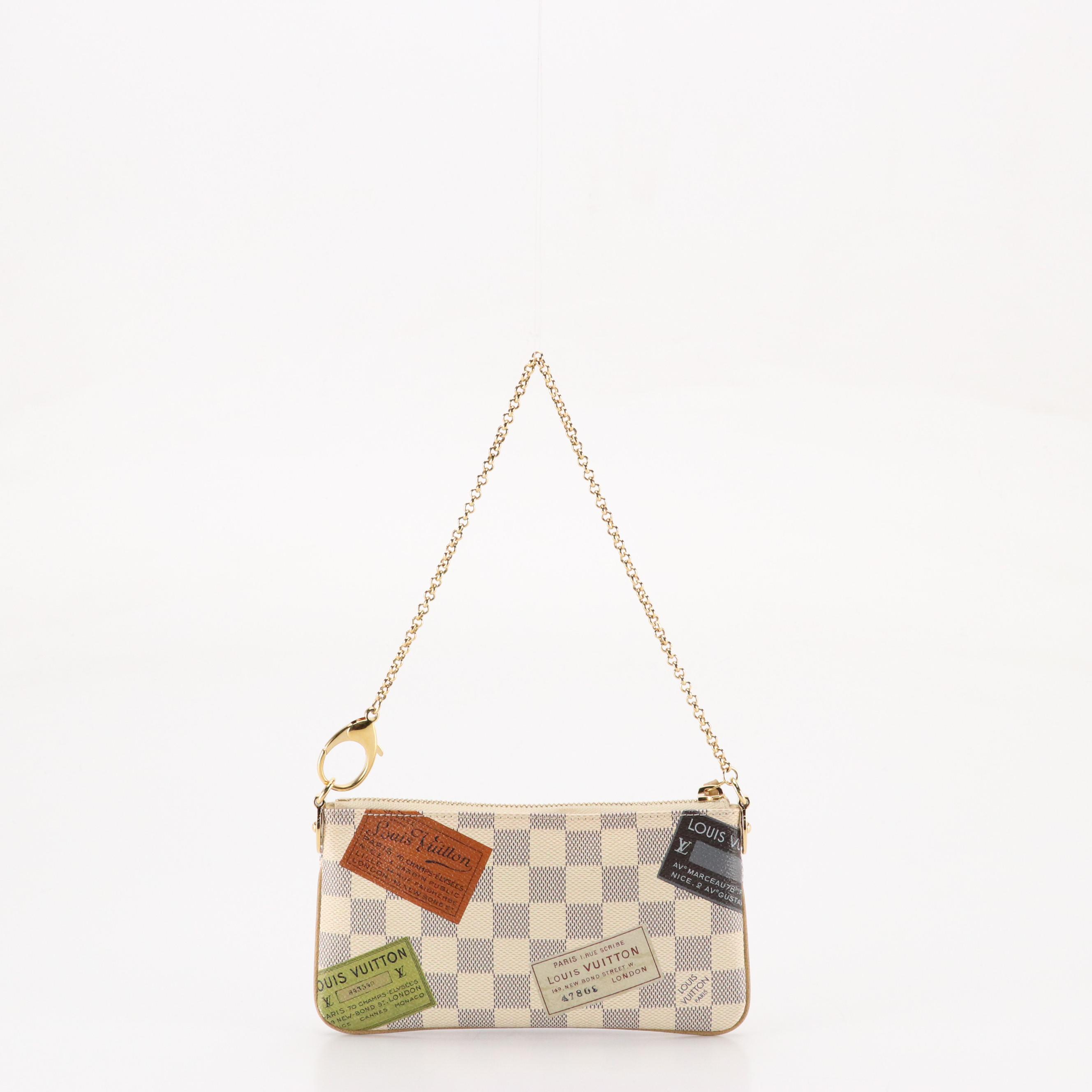 Louis Vuitton Milla Pochette in Limited Edition Damier Azur Canvas Complice, Box