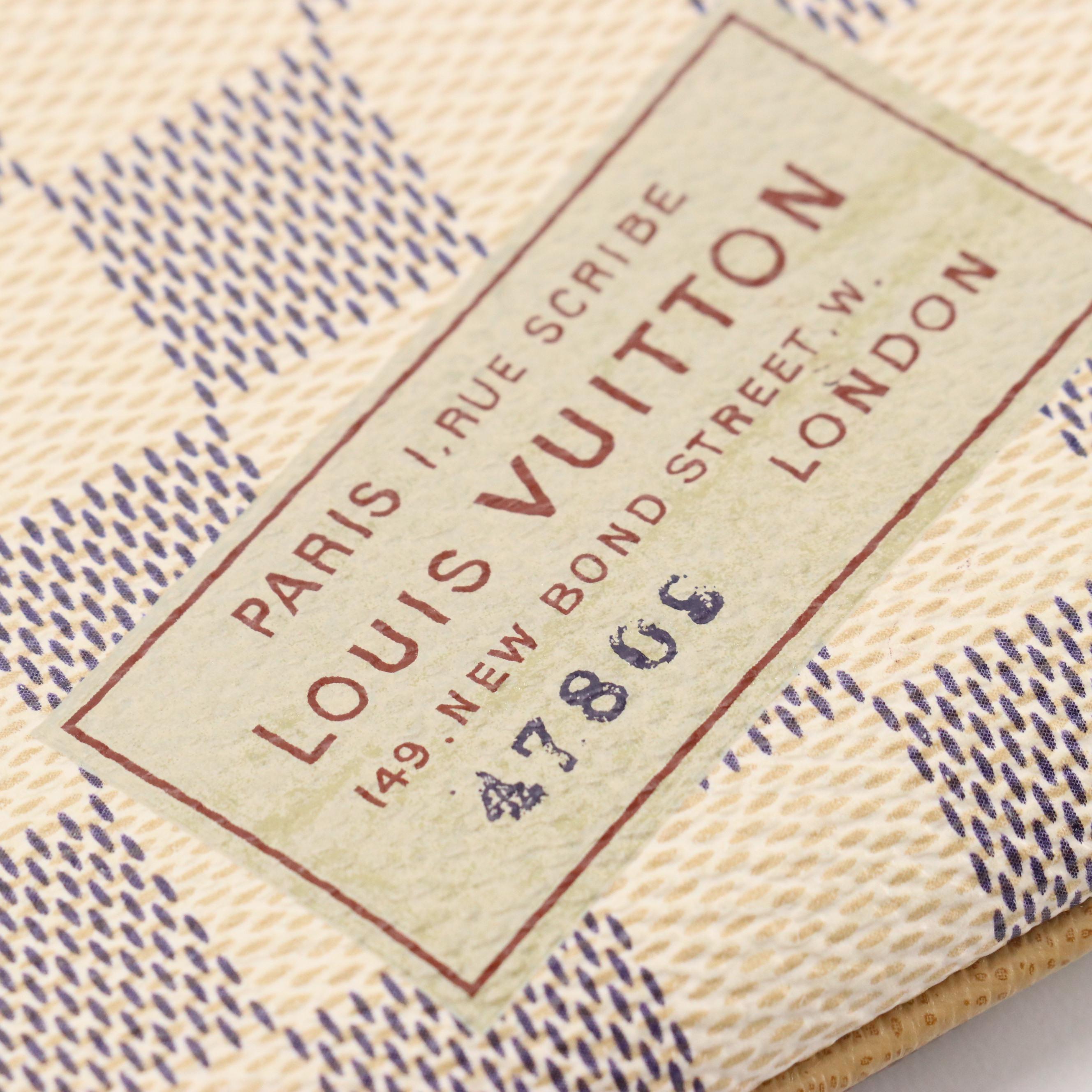 Louis Vuitton Milla Pochette in Limited Edition Damier Azur Canvas Complice, Box