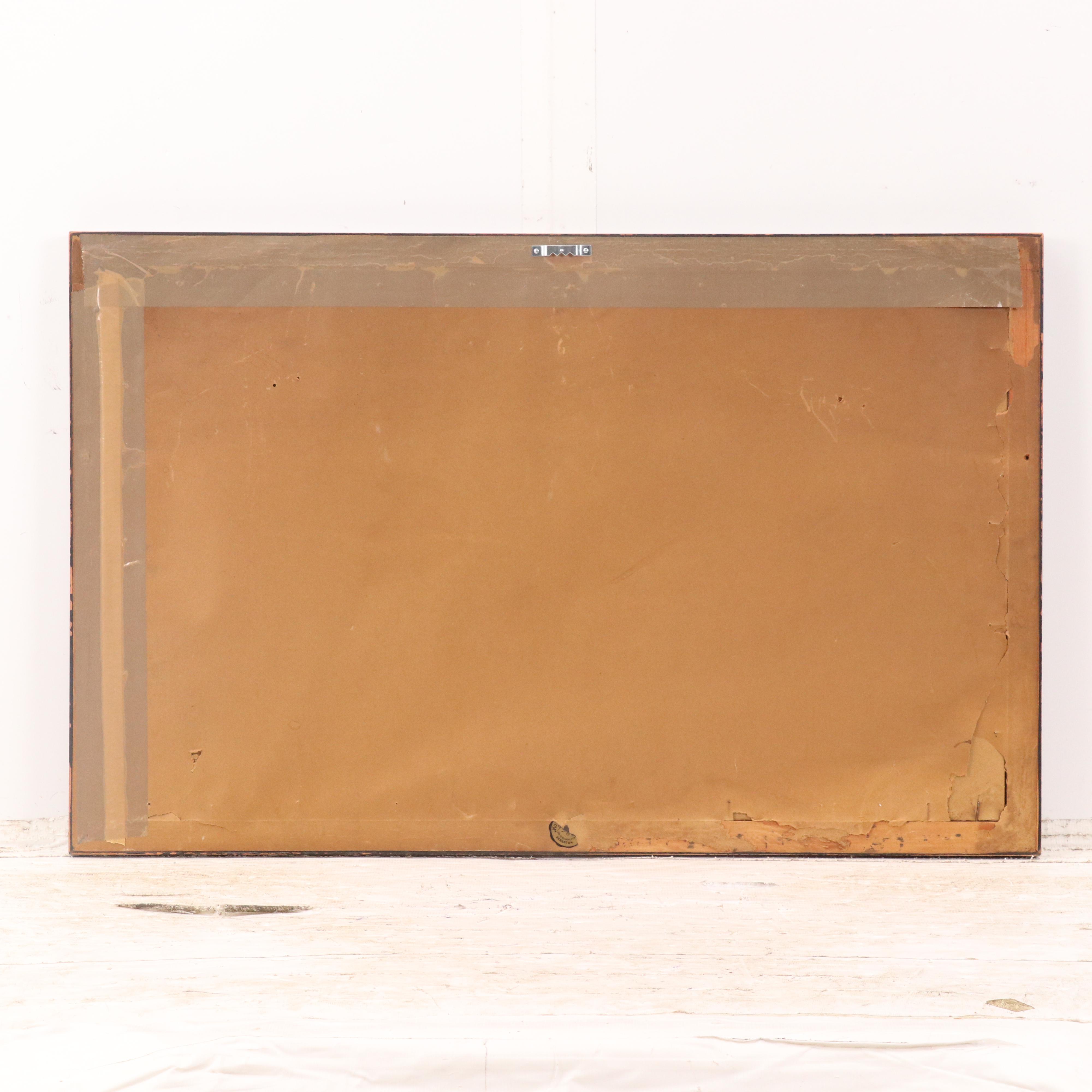 E. Faust Etching of Country Village Landscape, Circa 1930