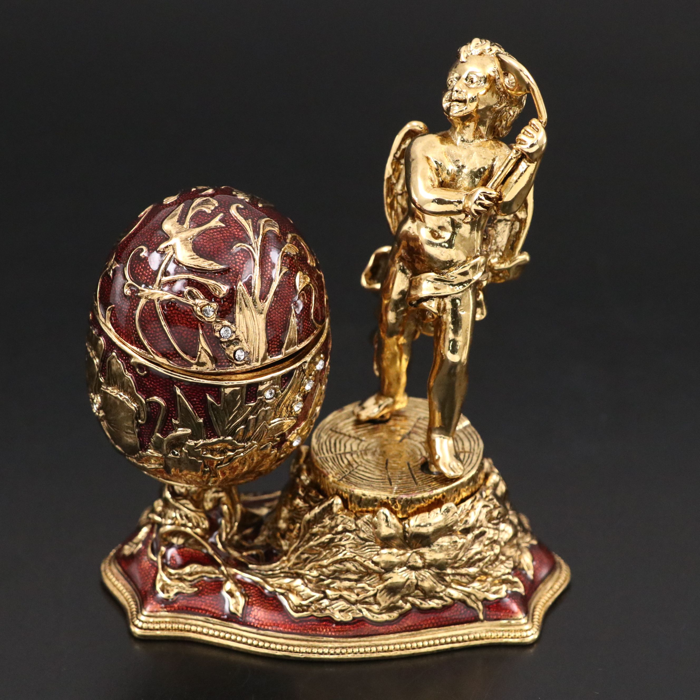 Edgar Berebi "Puck" Enameled Brass Figurine