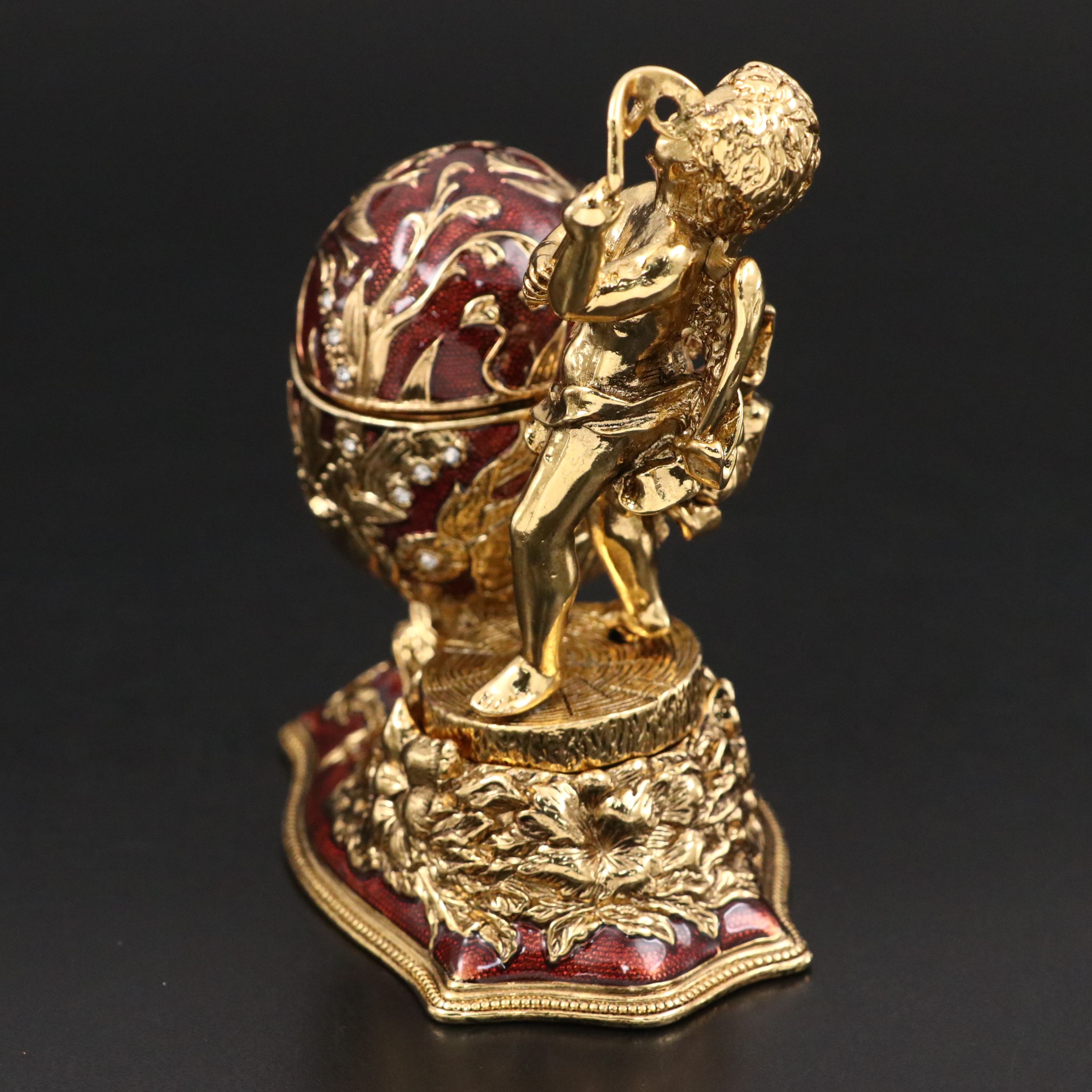 Edgar Berebi "Puck" Enameled Brass Figurine