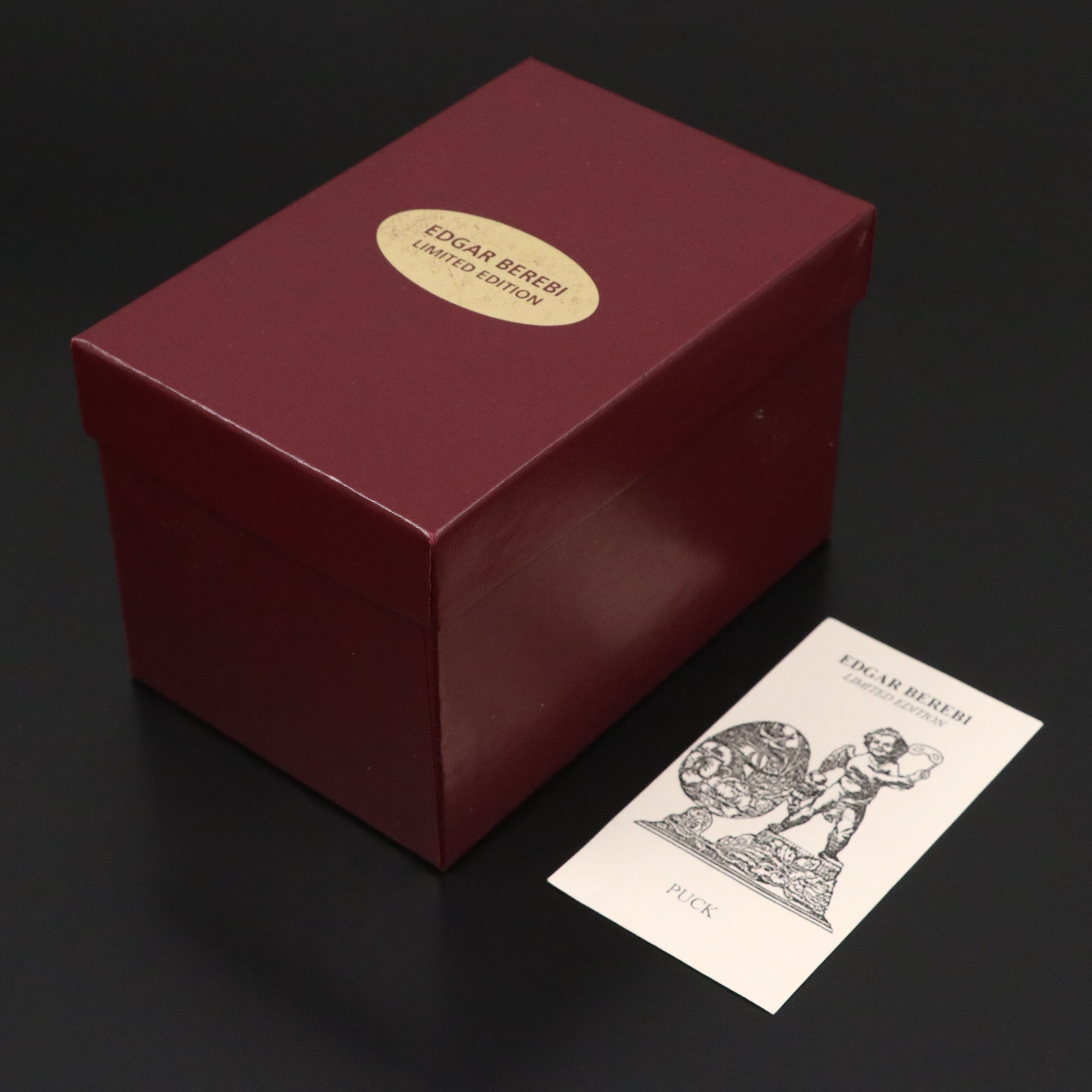 Edgar Berebi "Puck" Enameled Brass Figurine