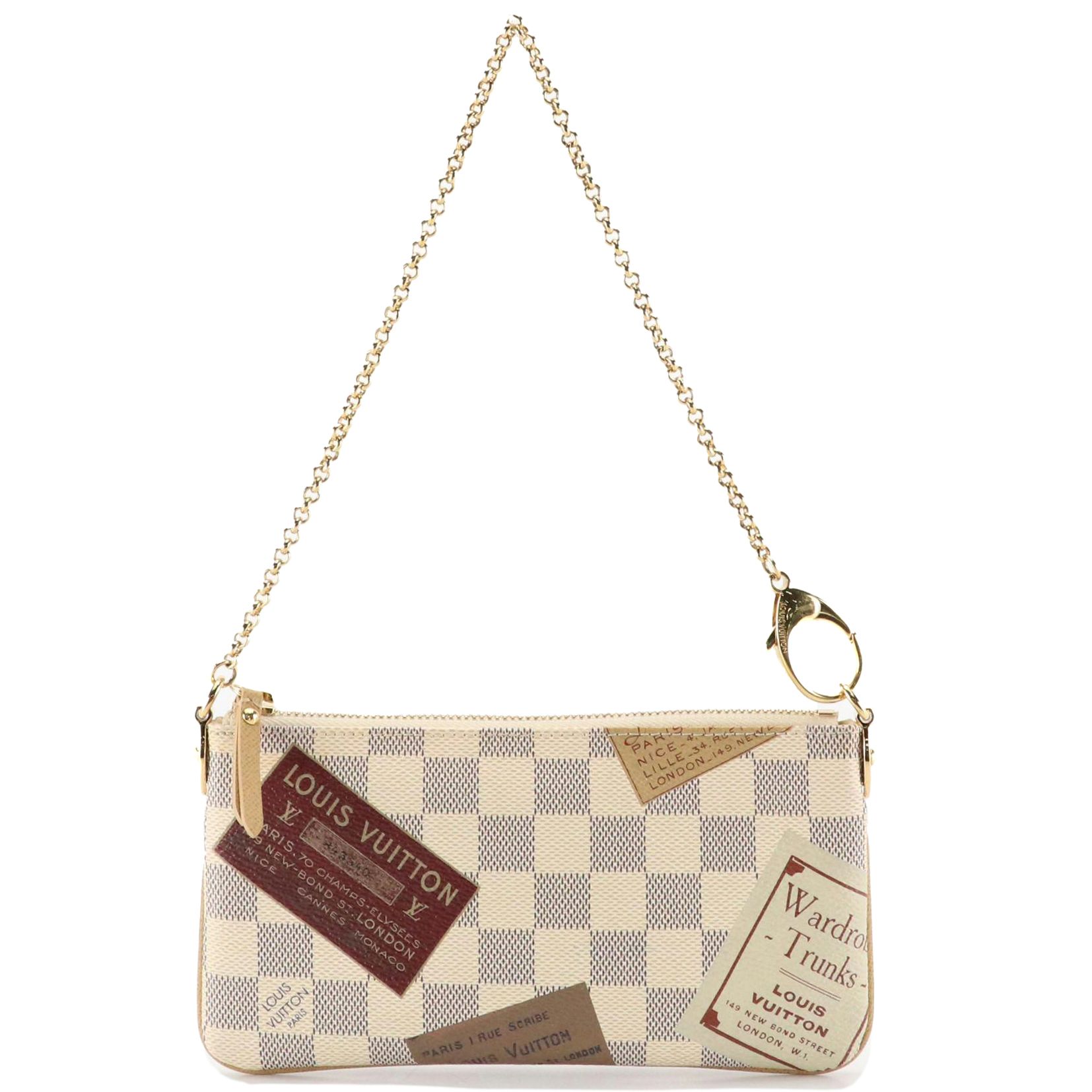 Louis Vuitton Milla Pochette in Limited Edition Damier Azur Canvas Complice, Box