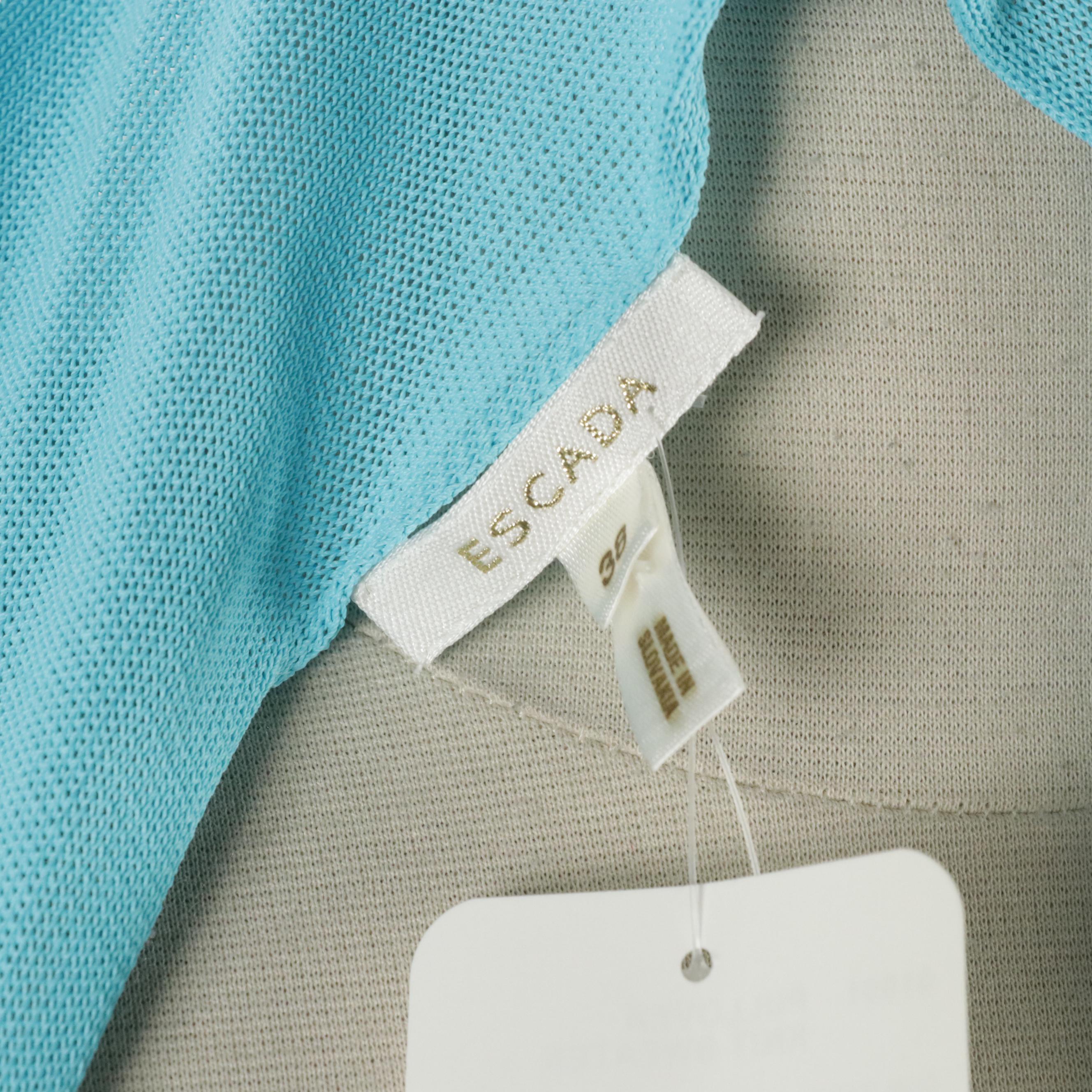 Escada Cut-Out Batwing Sleeve Pullover Knit Sweater and Cropped Stretch Jeans