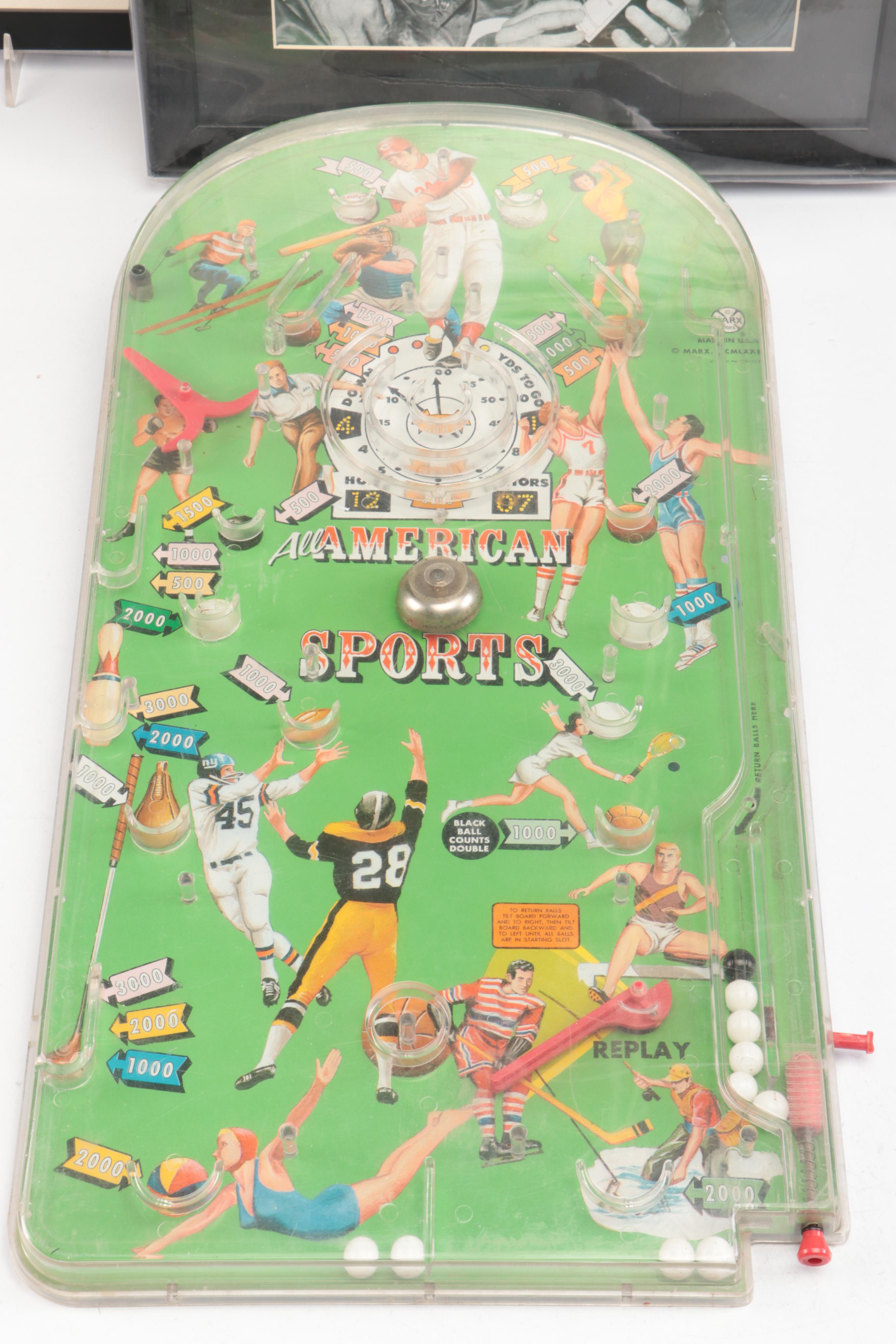 Cincinnati Reds Pennants, Steins, Newspapers, Crosley Field Print, and More