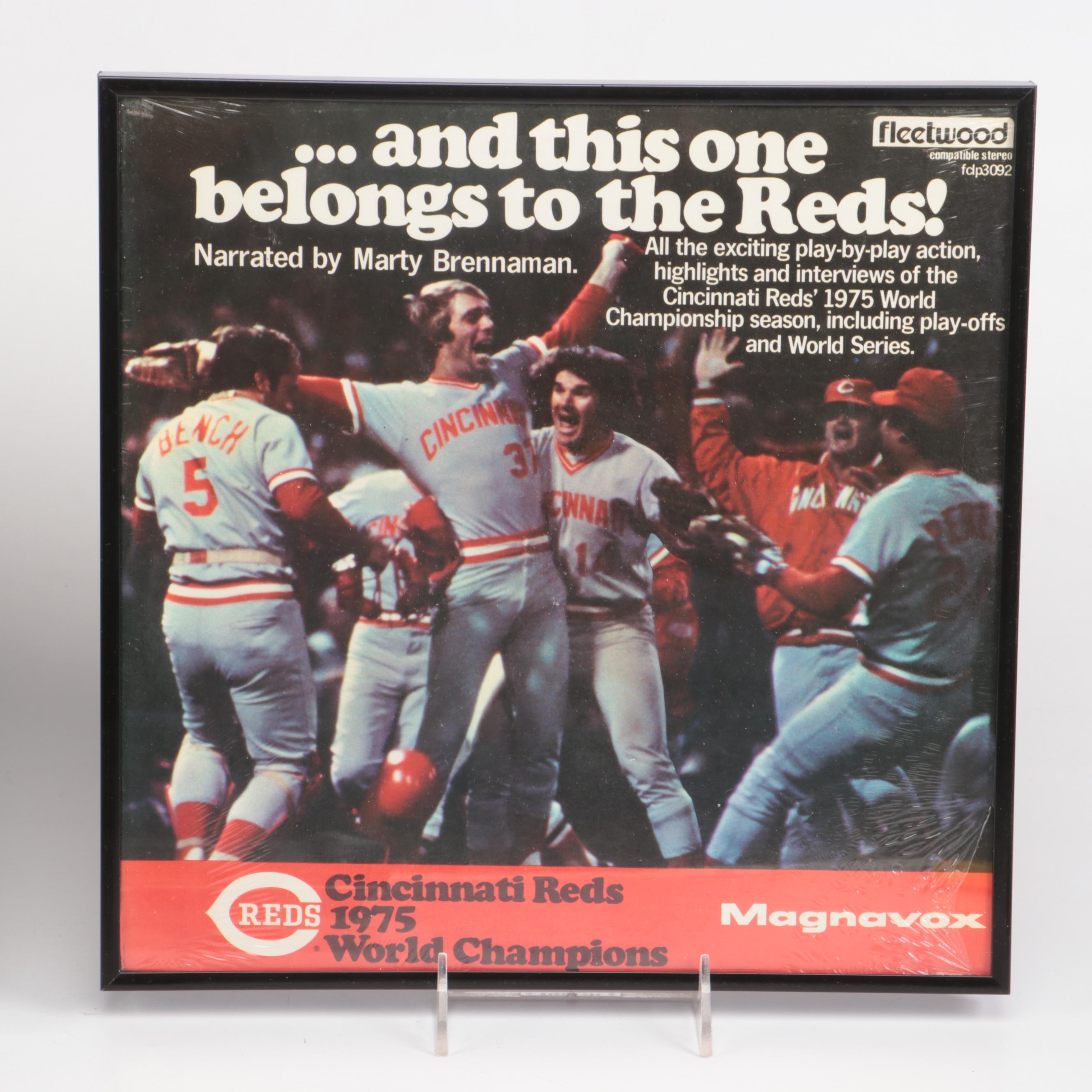 Cincinnati Reds Pennants, Steins, Newspapers, Crosley Field Print, and More