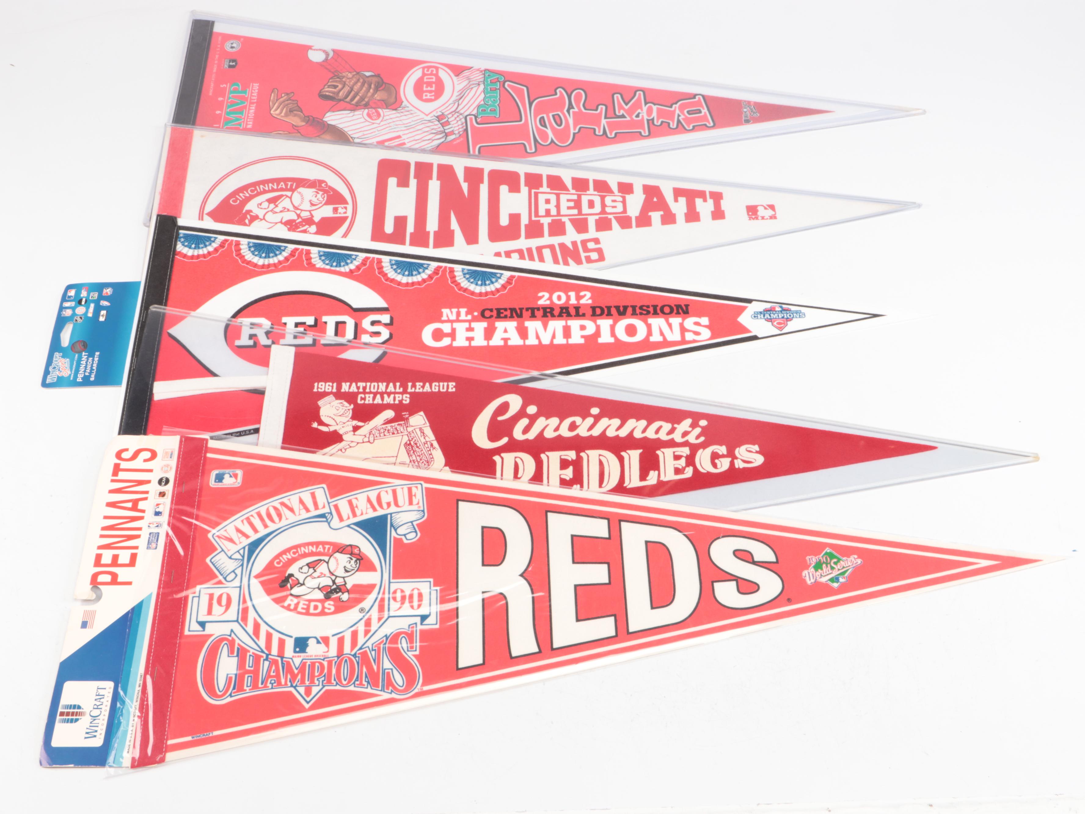 Cincinnati Reds Pennants, Steins, Newspapers, Crosley Field Print, and More