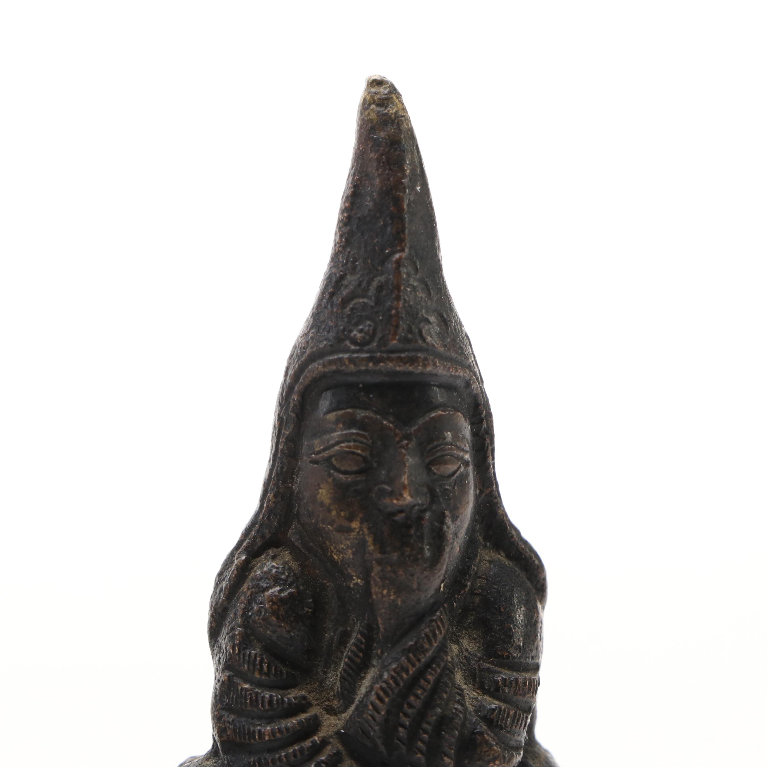 Tibetan Lama and Southeast Asian Style Buddha Bronze Statues