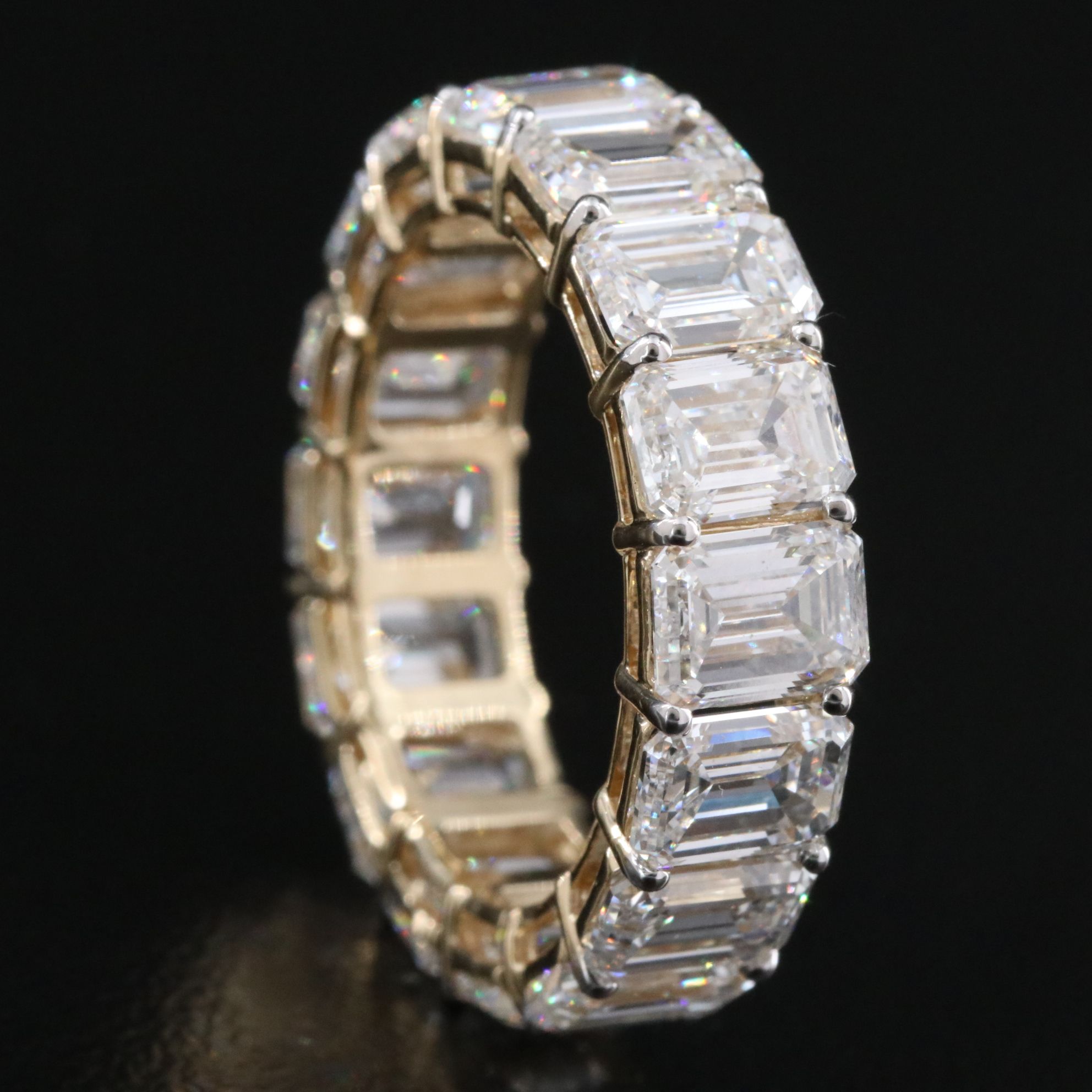 14K 9.71 CTW Lab Grown Diamond Eternity Band