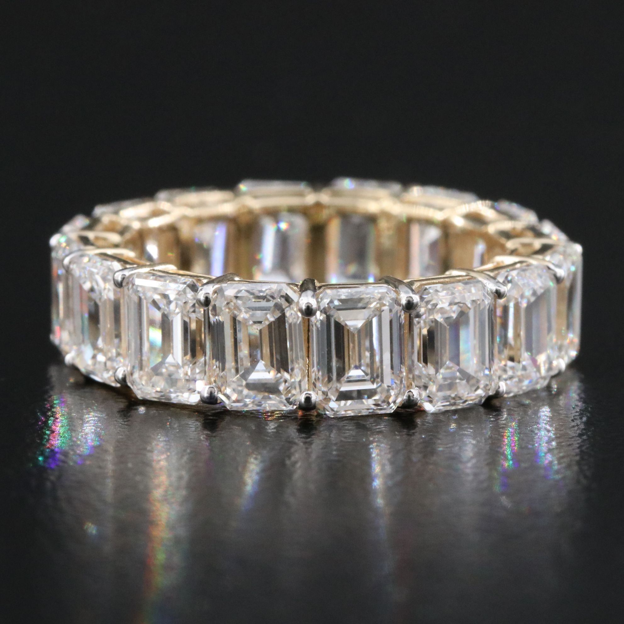 14K 9.71 CTW Lab Grown Diamond Eternity Band