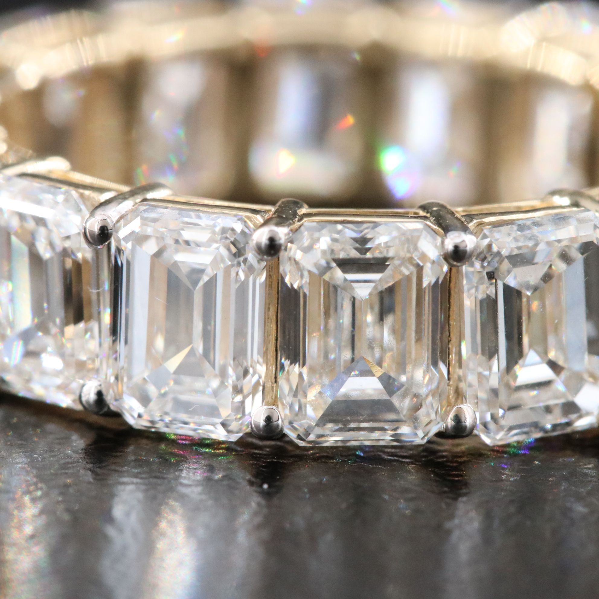 14K 9.71 CTW Lab Grown Diamond Eternity Band