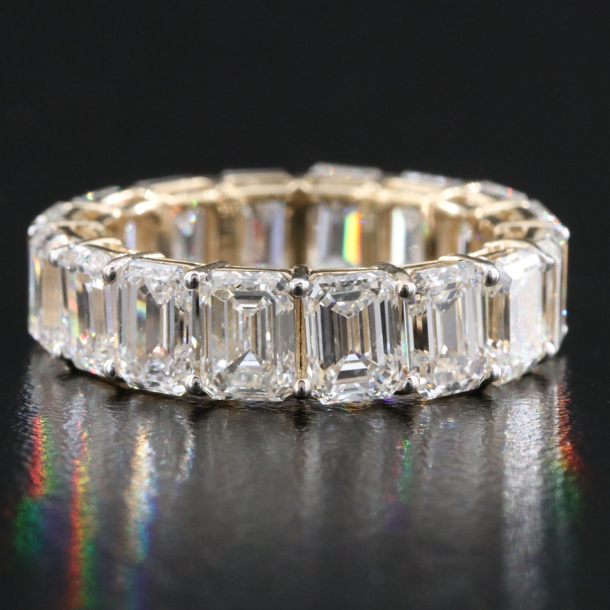 14K 9.71 CTW Lab Grown Diamond Eternity Band