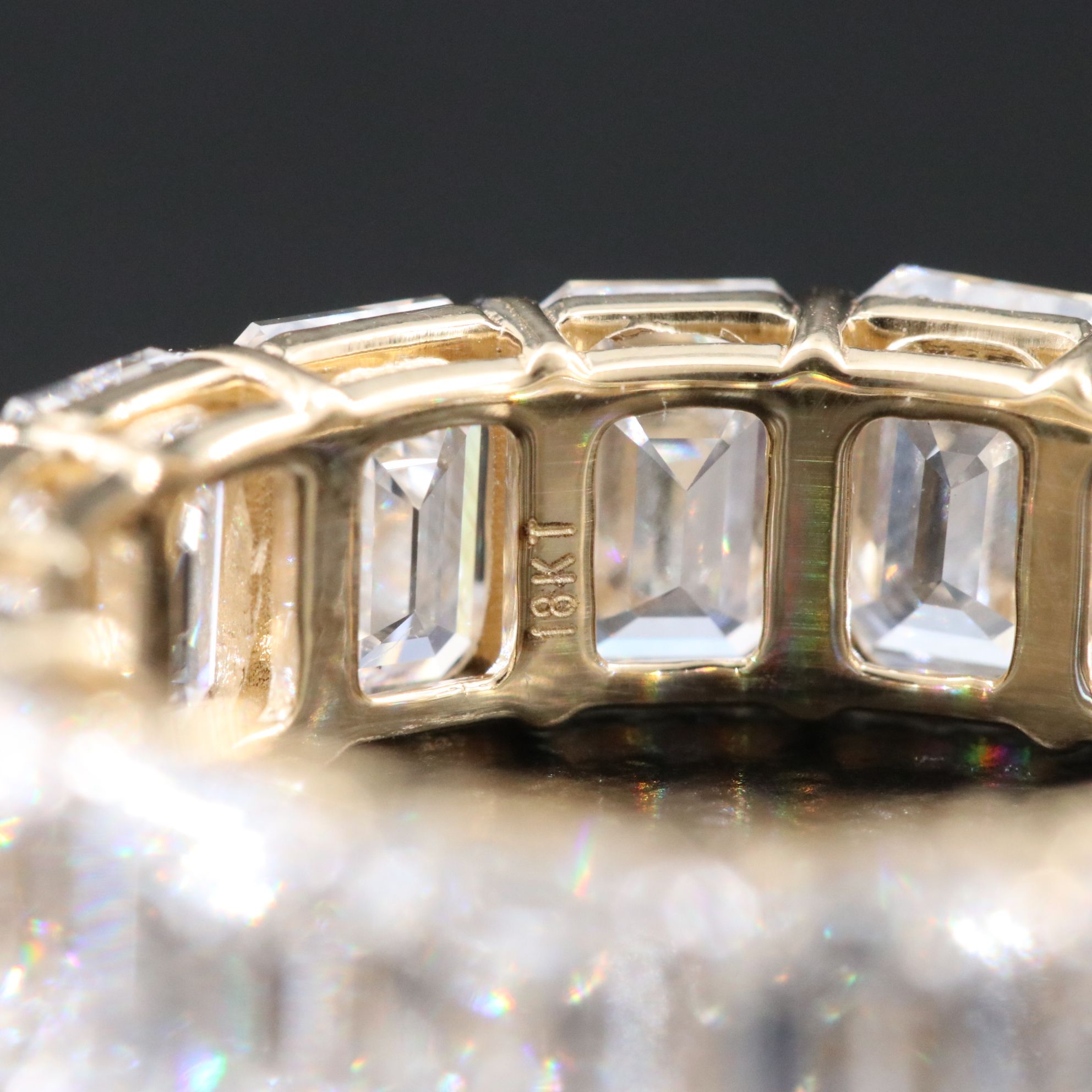 14K 9.71 CTW Lab Grown Diamond Eternity Band