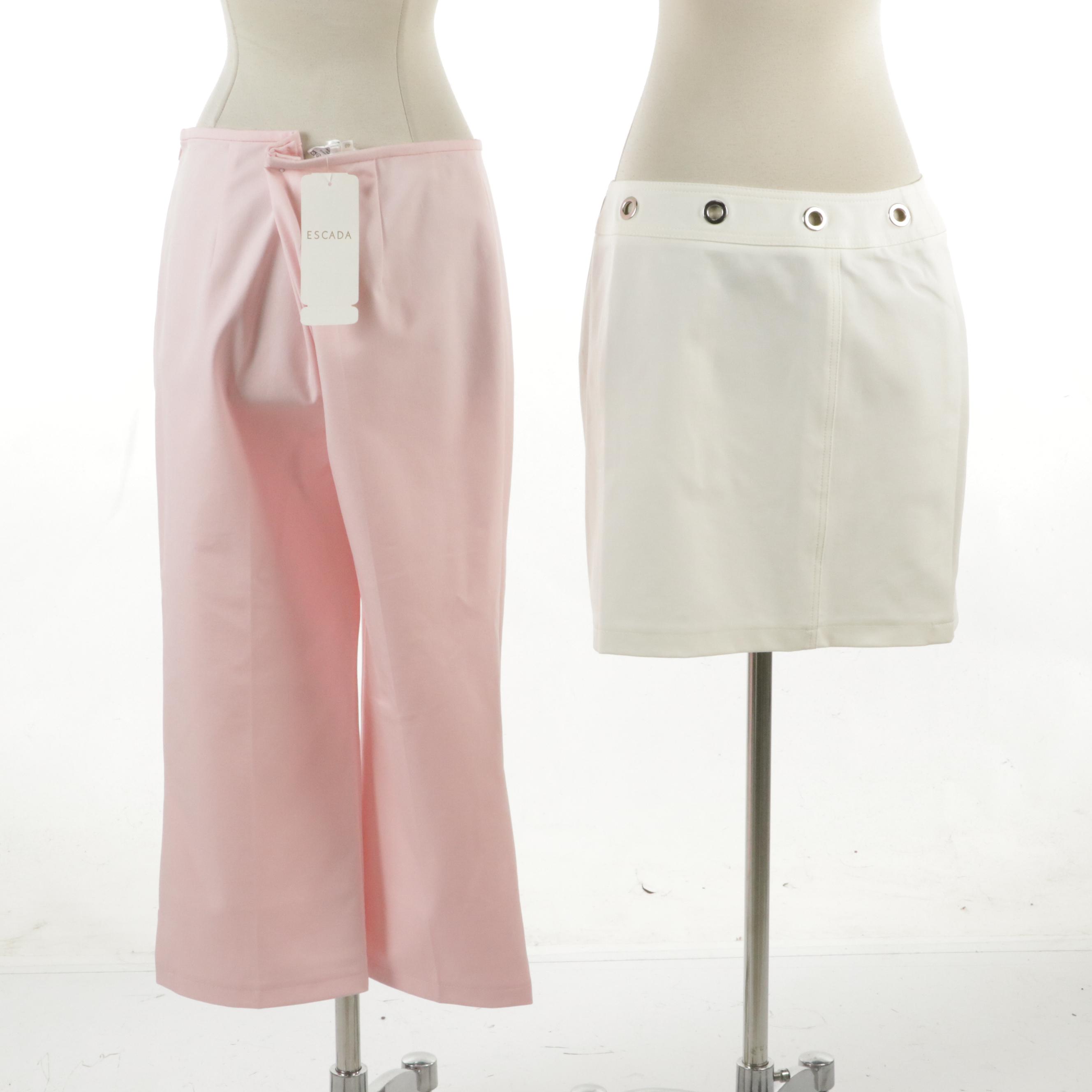 Escada Rock Skirt and Capri Pants with Tags