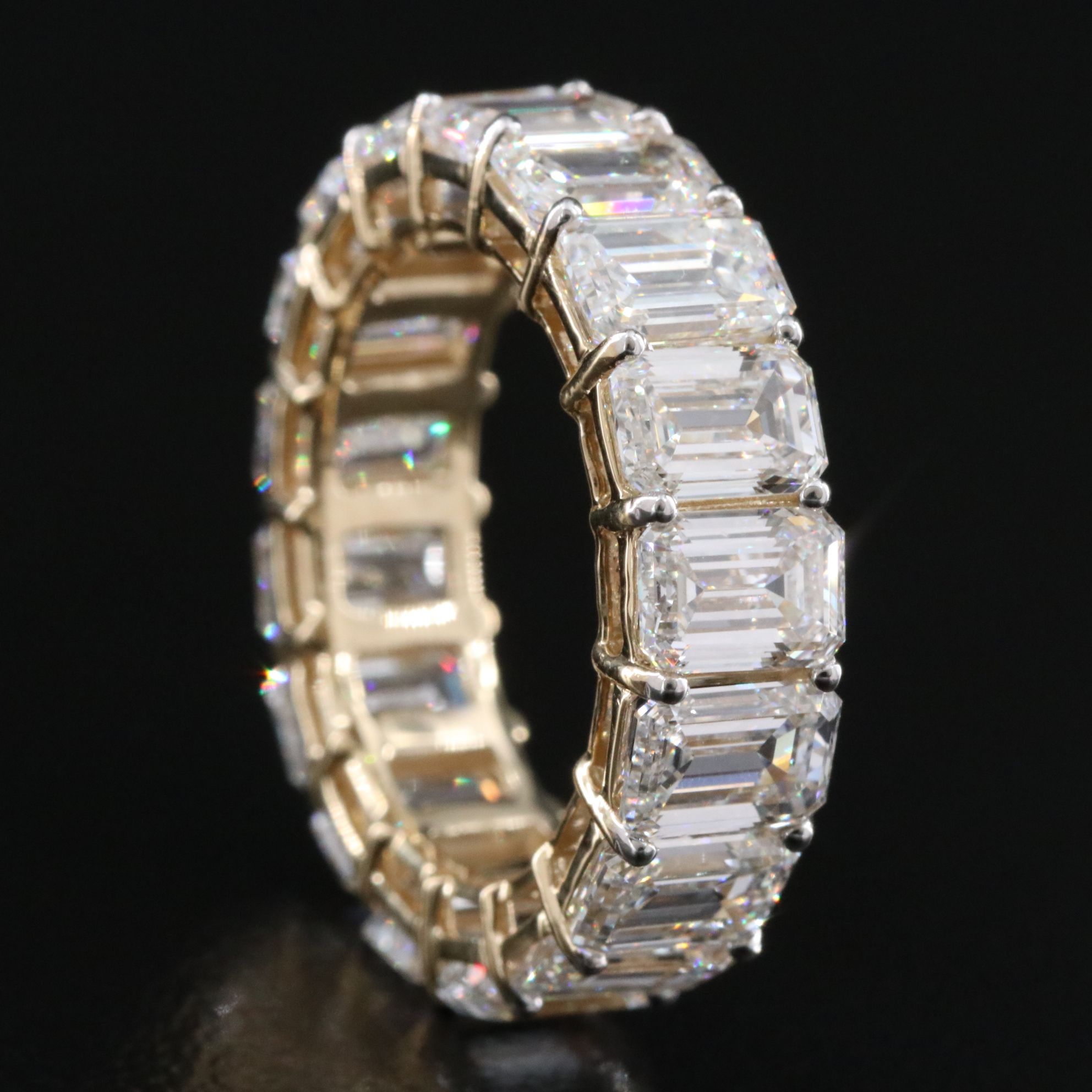 14K 9.29 CTW Lab Grown Diamond Eternity Band
