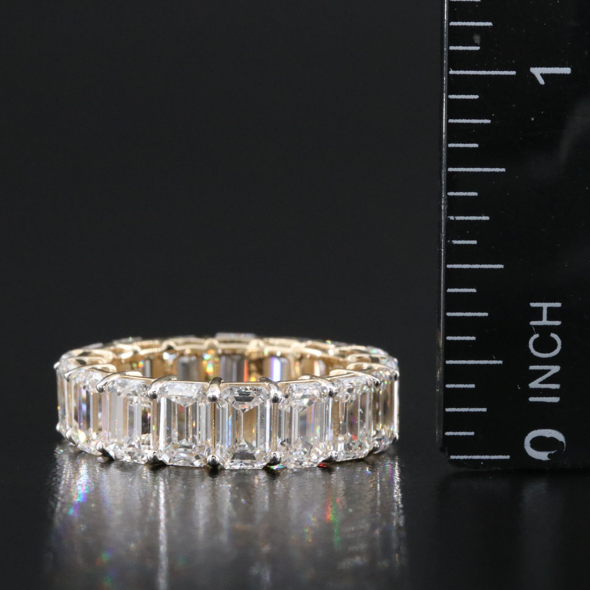 14K 9.29 CTW Lab Grown Diamond Eternity Band