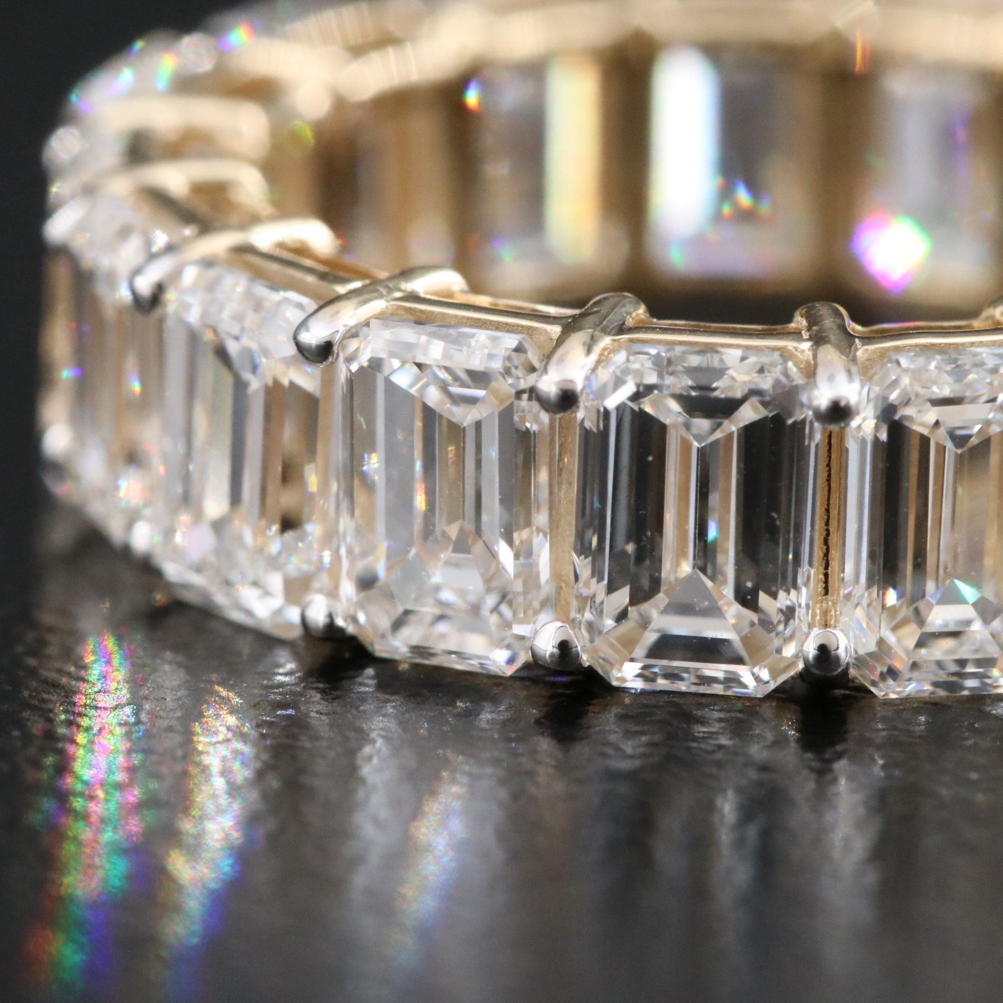 14K 9.29 CTW Lab Grown Diamond Eternity Band
