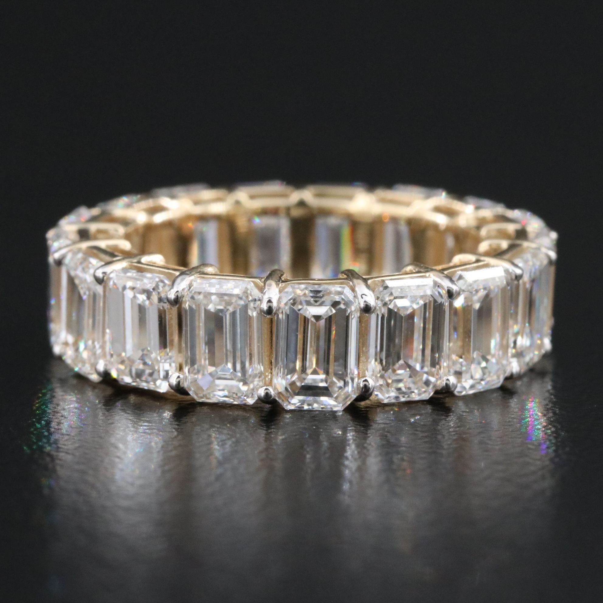 14K 9.29 CTW Lab Grown Diamond Eternity Band