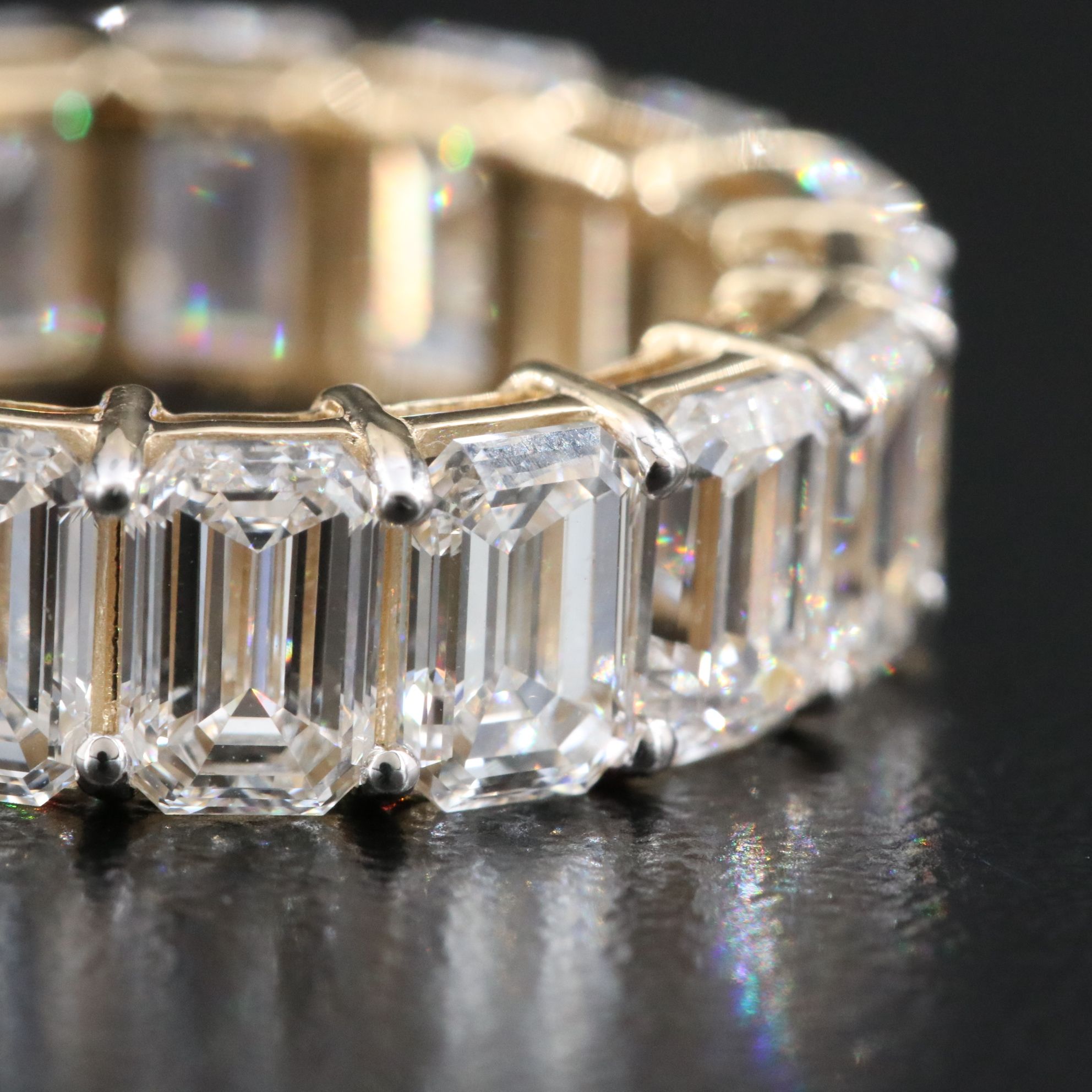 14K 9.29 CTW Lab Grown Diamond Eternity Band