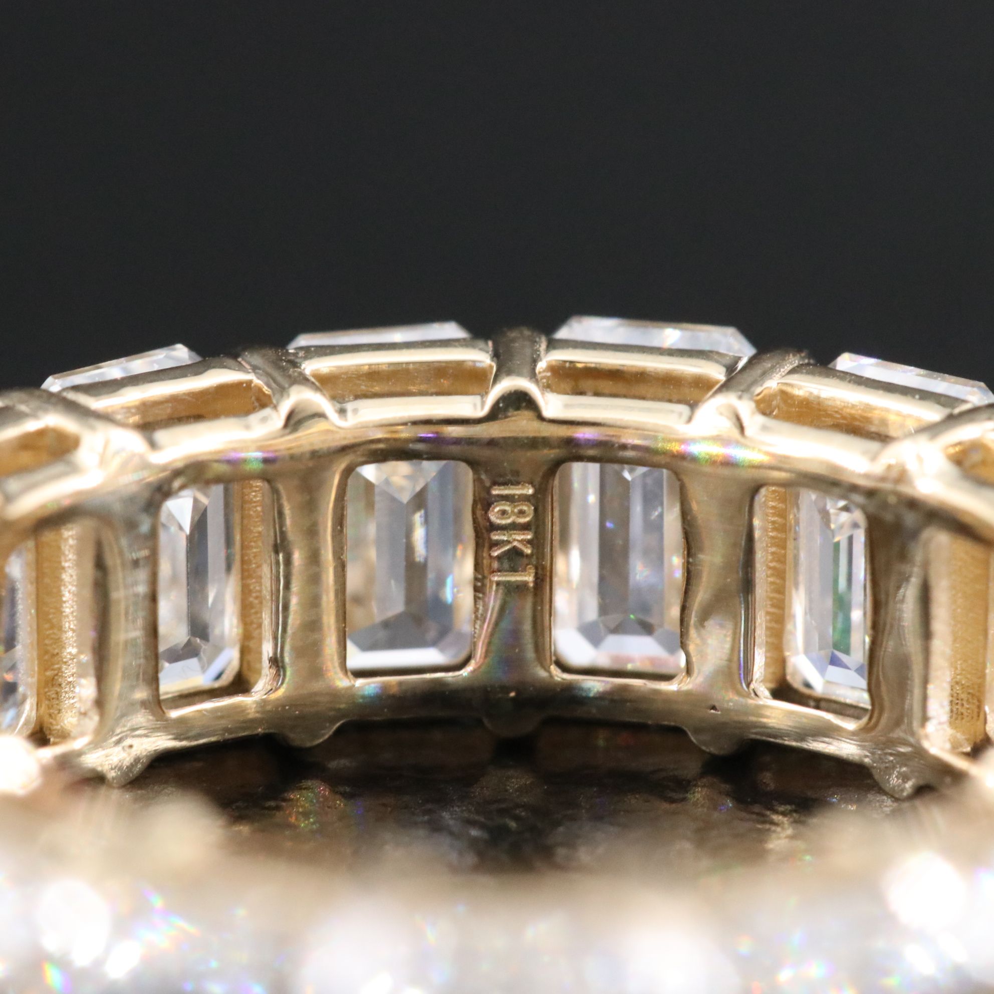 14K 9.29 CTW Lab Grown Diamond Eternity Band