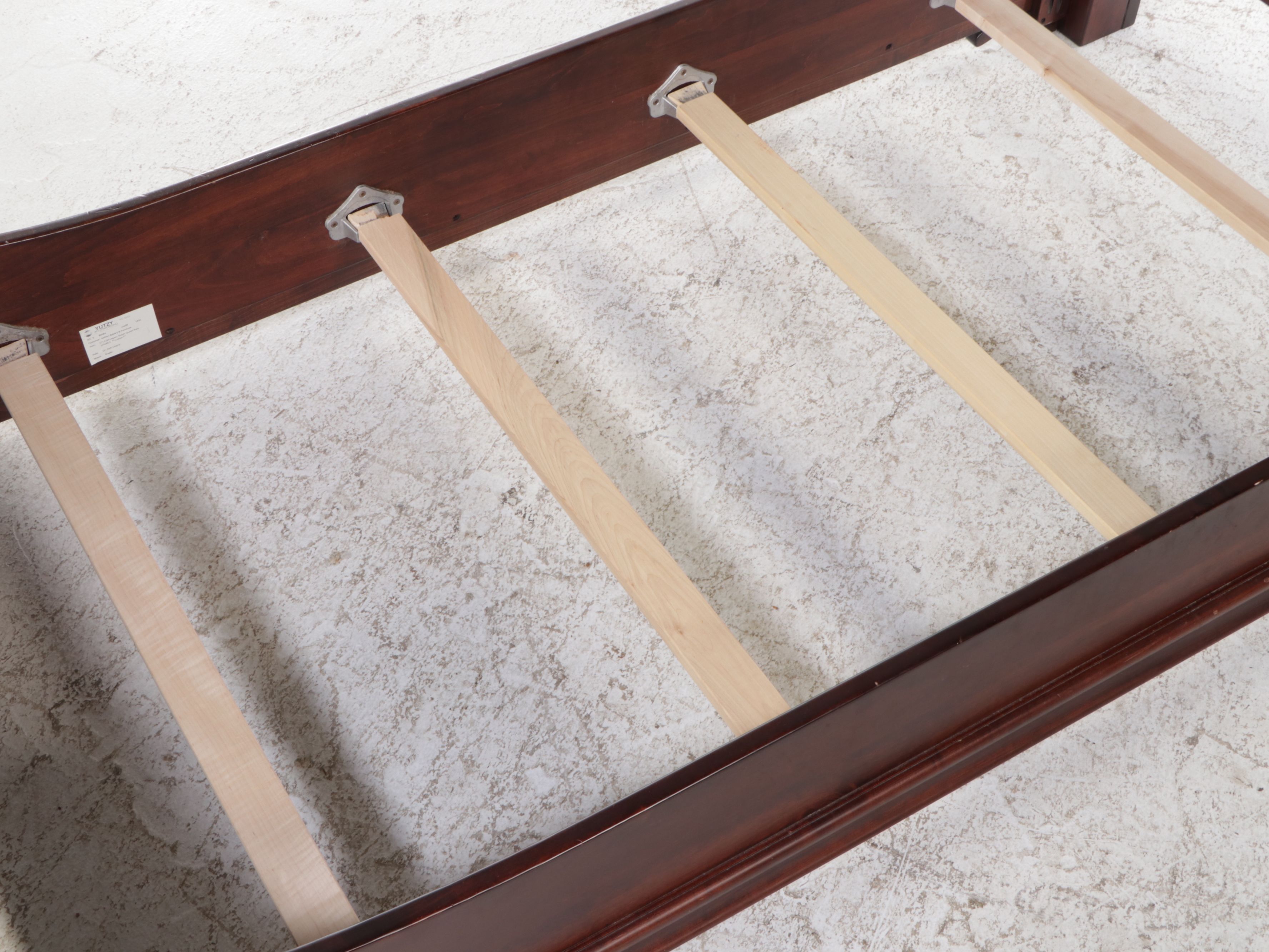 Pair of Yutzy Woodworking Maple Twin Size Sleigh Beds