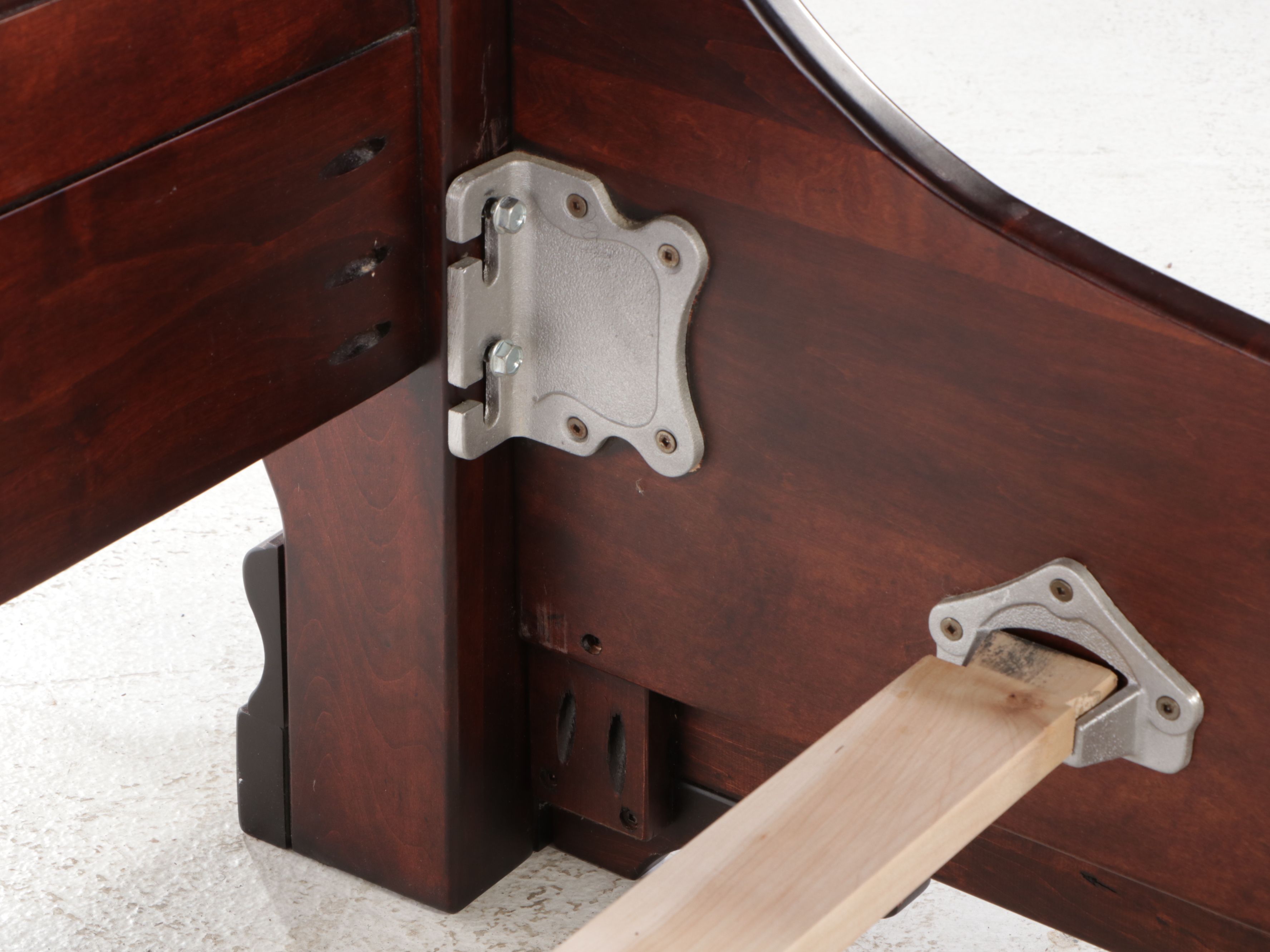 Pair of Yutzy Woodworking Maple Twin Size Sleigh Beds