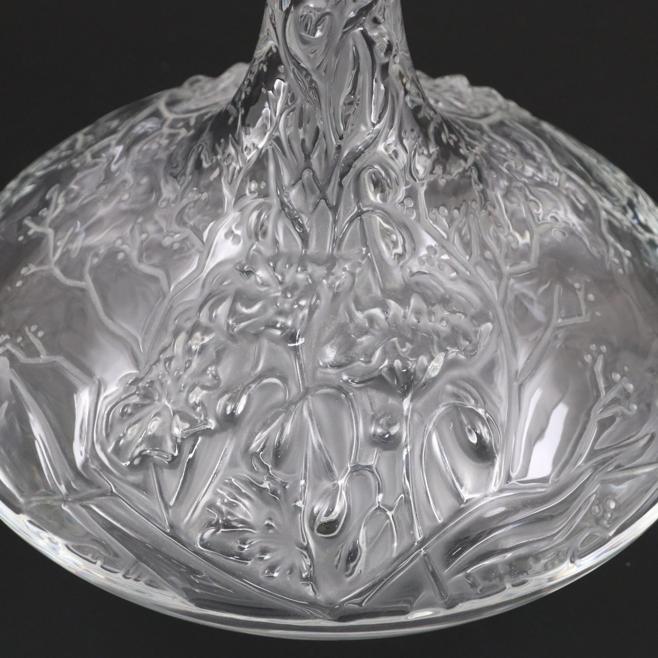 Lalique Limited Edition "Libellule" Crystal Dragonfly Decanter, 2008