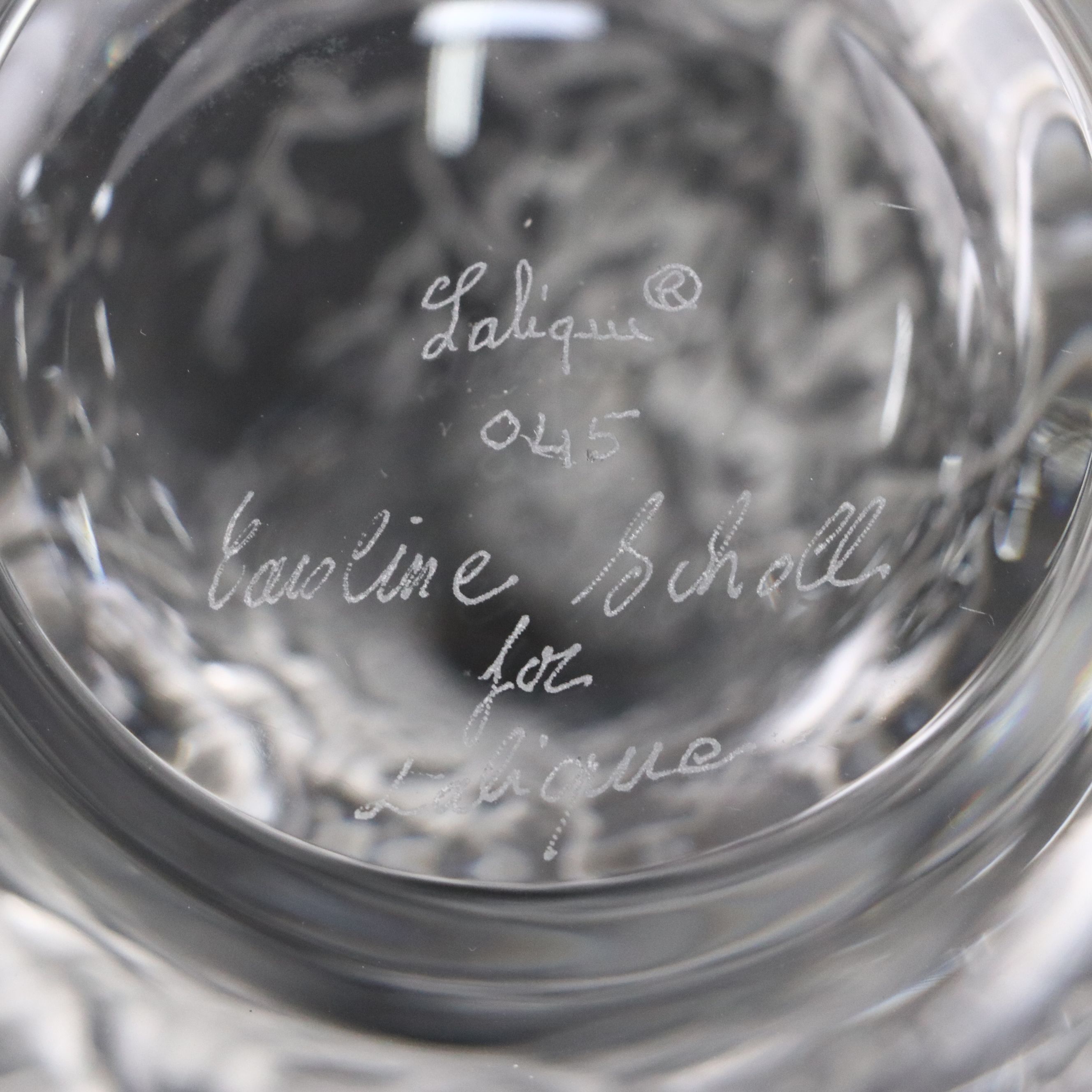 Lalique Limited Edition "Libellule" Crystal Dragonfly Decanter, 2008