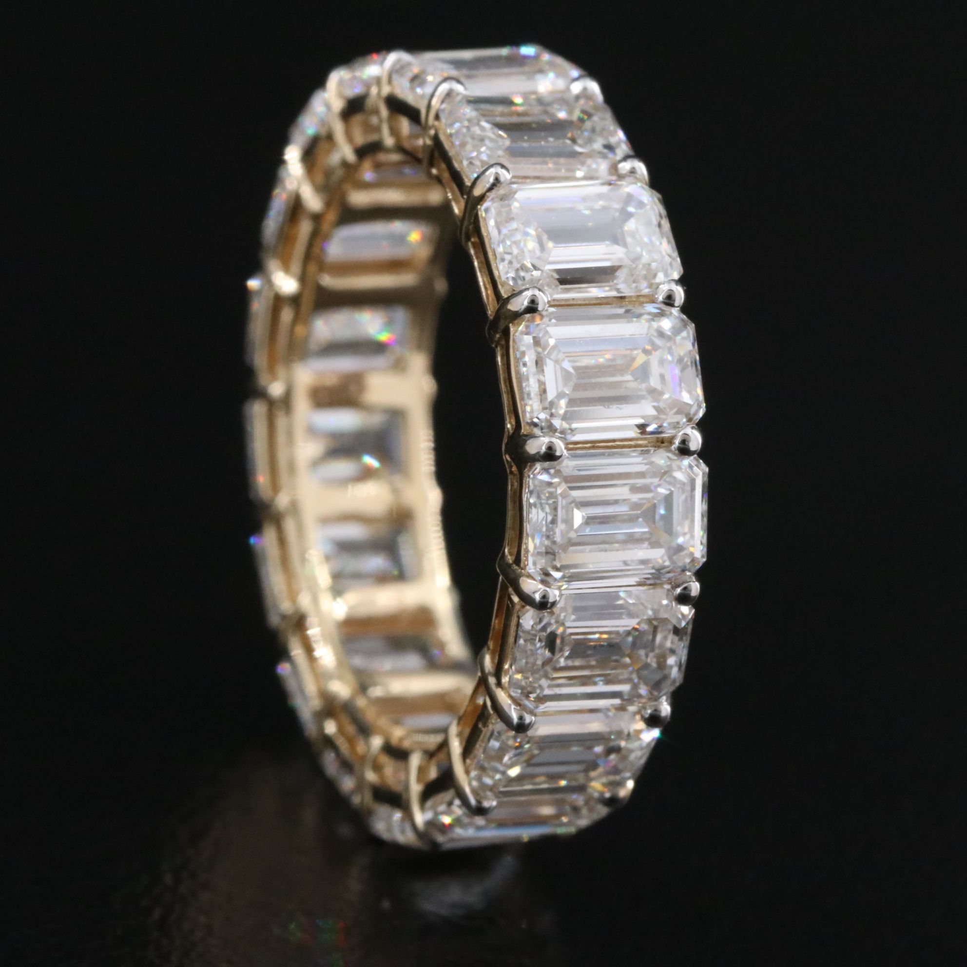 14K 9.11 CTW Lab Grown Diamond Eternity Band