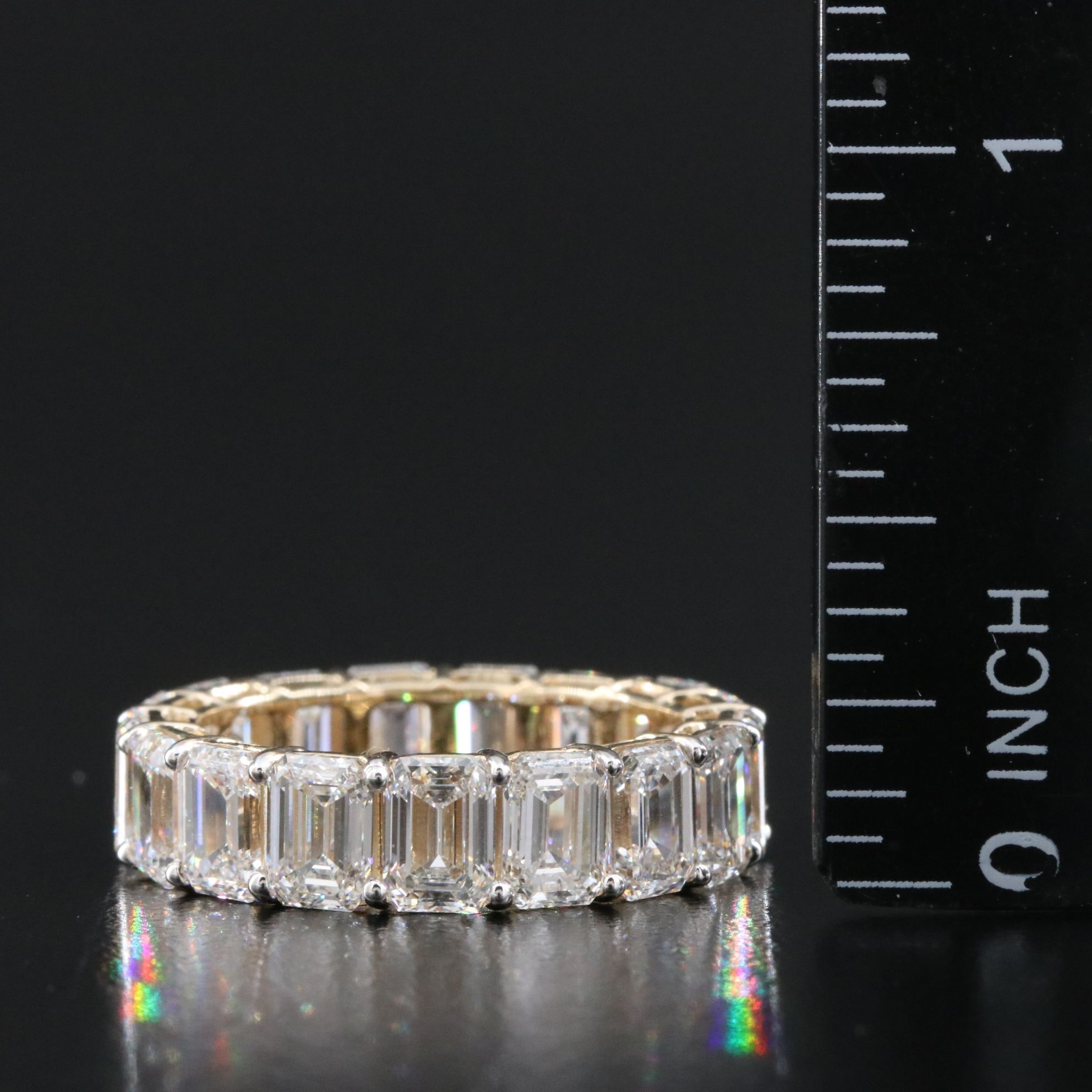 14K 9.11 CTW Lab Grown Diamond Eternity Band