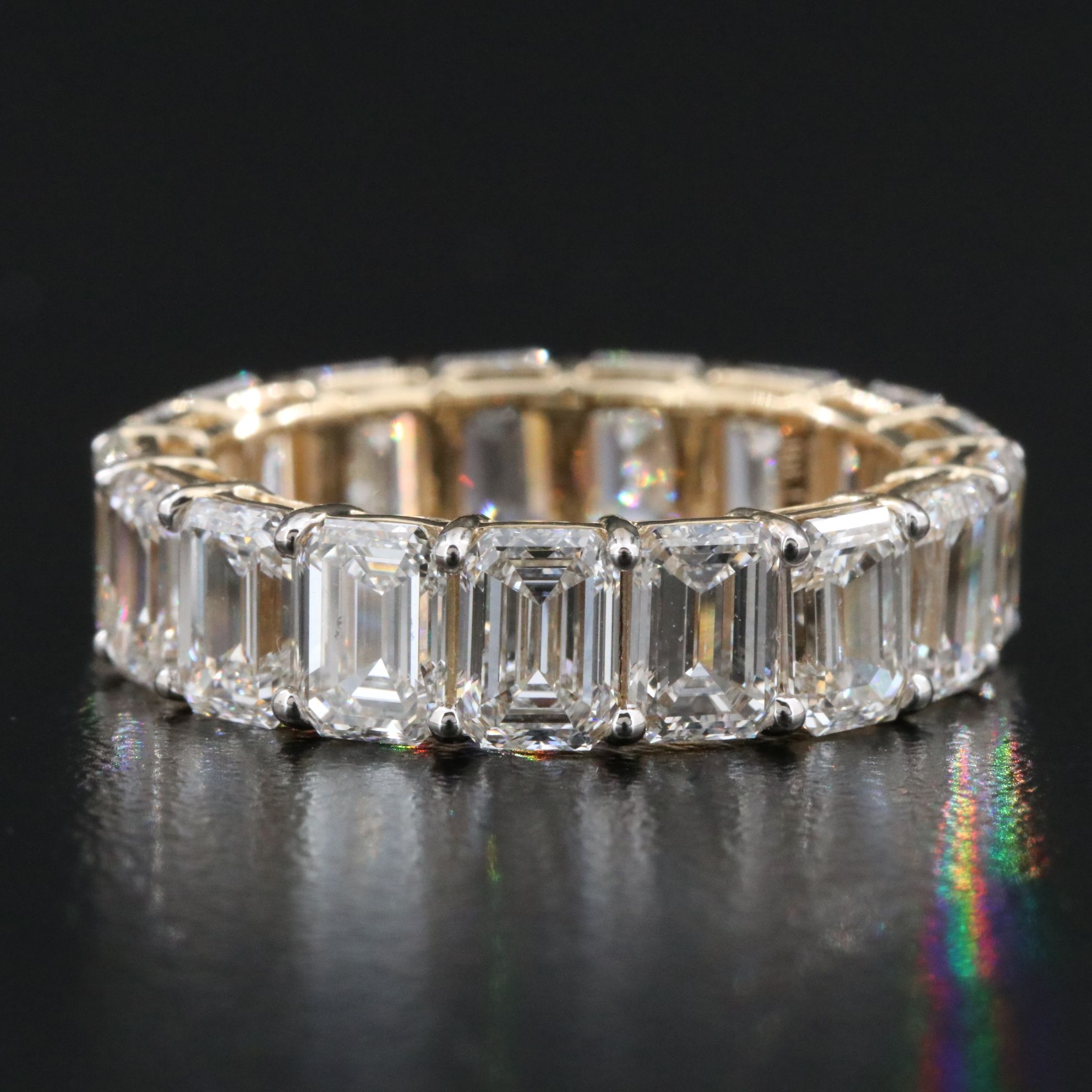 14K 9.11 CTW Lab Grown Diamond Eternity Band