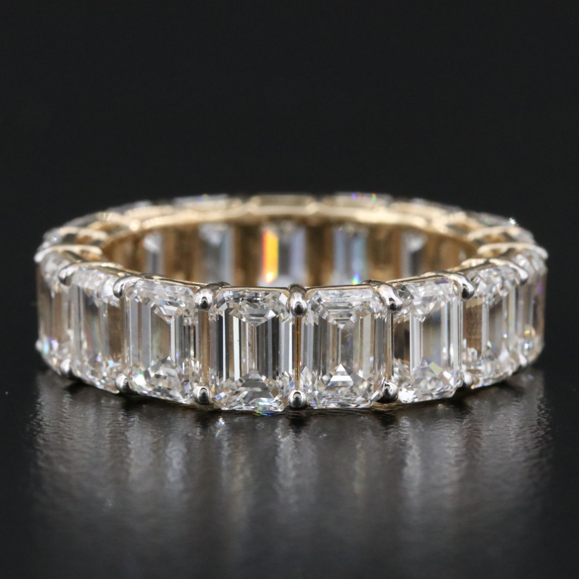 14K 9.11 CTW Lab Grown Diamond Eternity Band