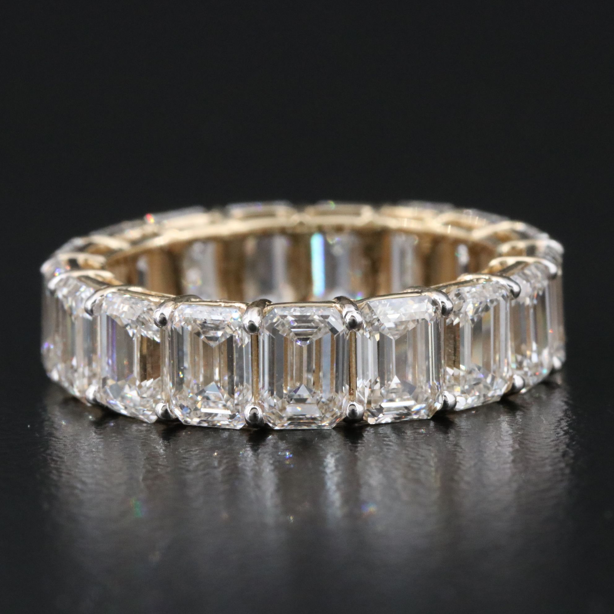 14K 9.11 CTW Lab Grown Diamond Eternity Band