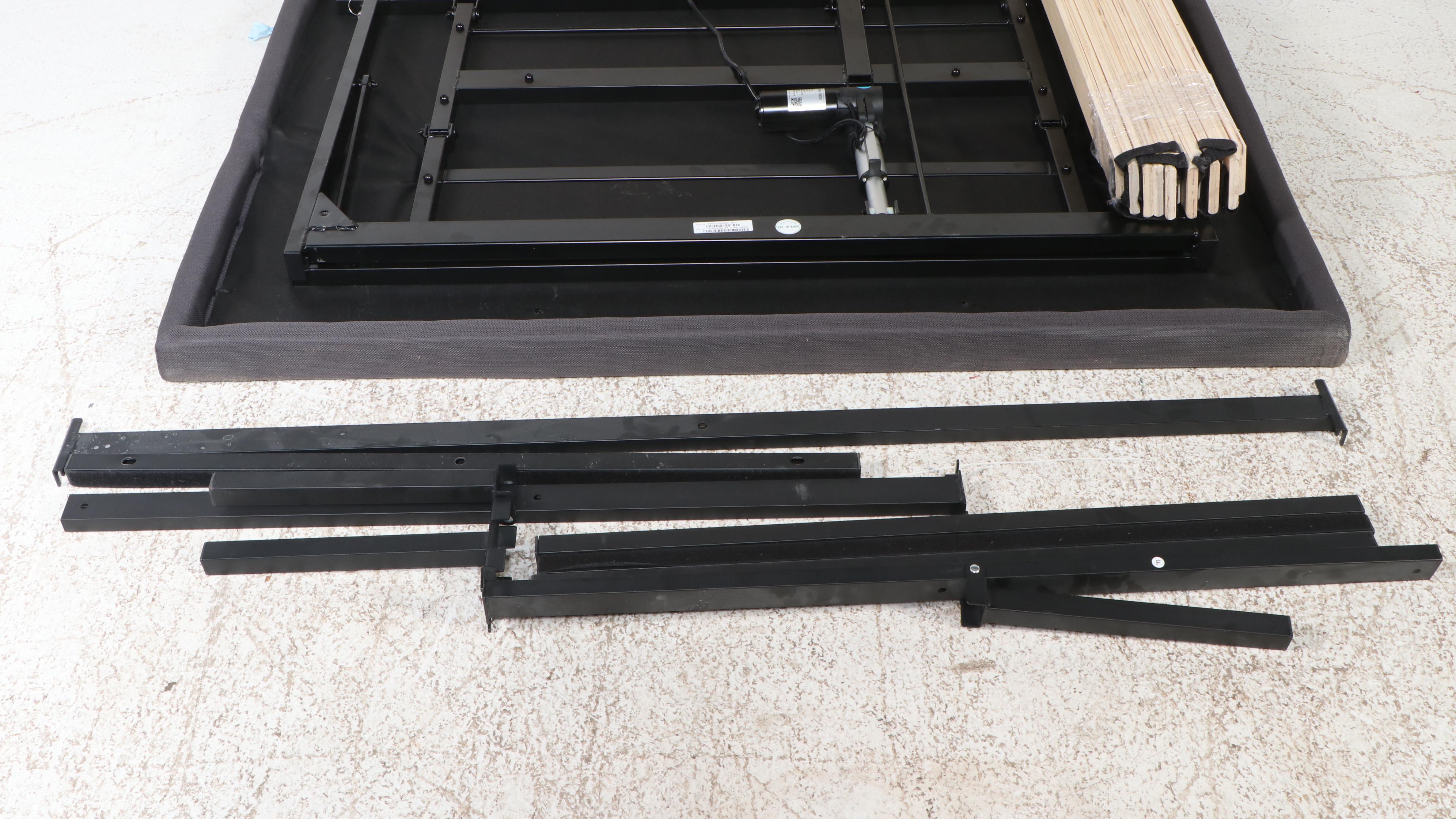 Modern Tufted Linen Queen Bed Frame