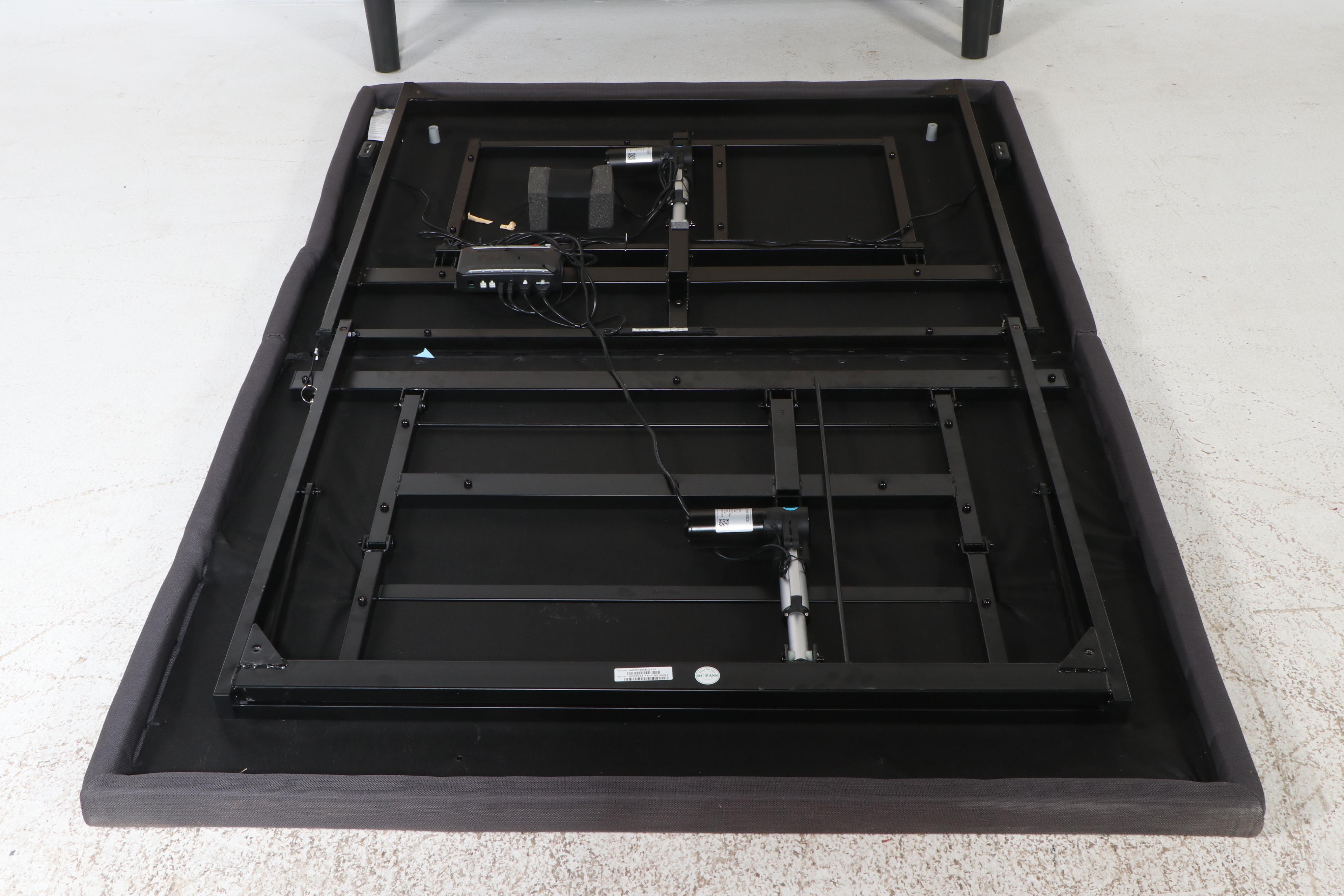 Modern Tufted Linen Queen Bed Frame