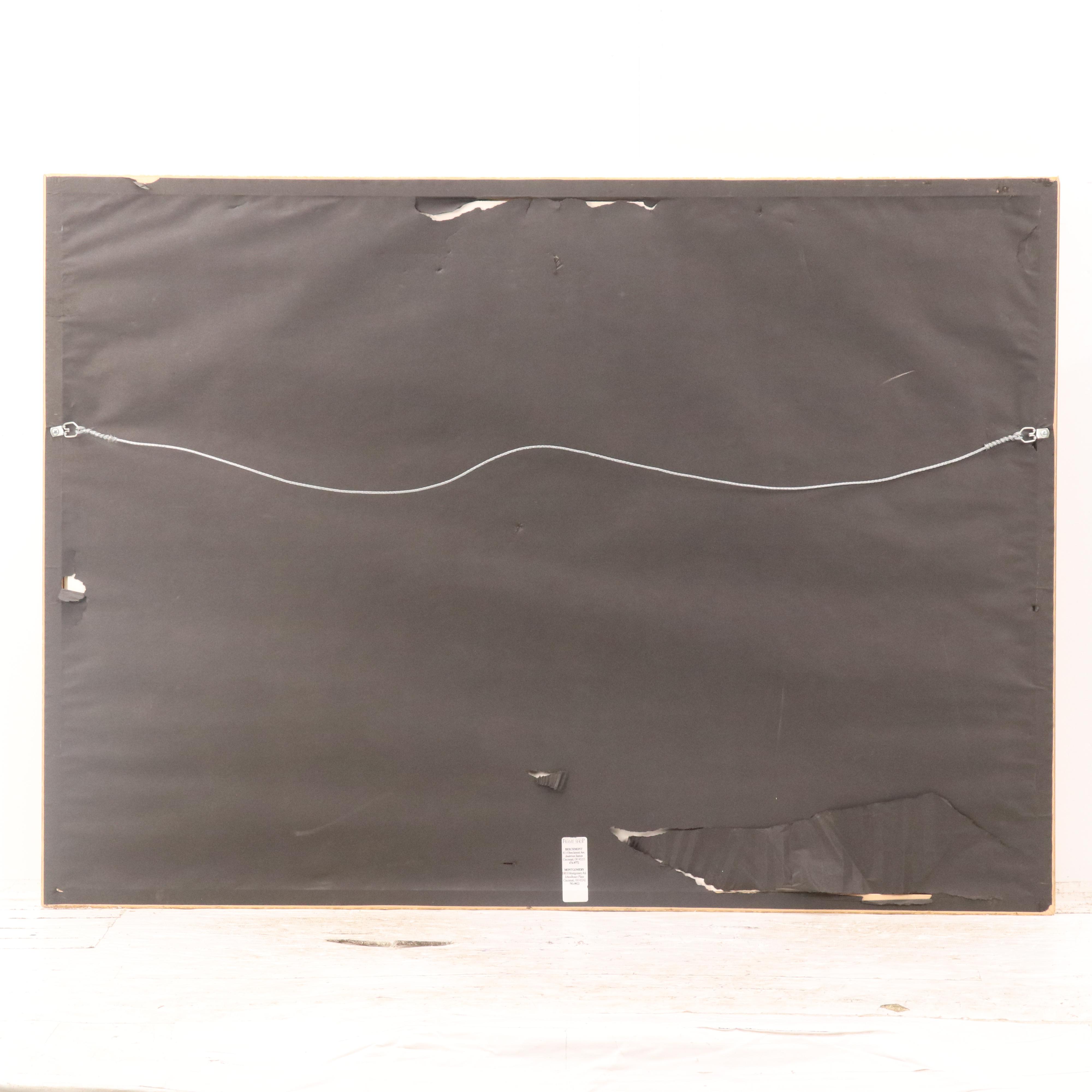 Michael Blaser Offset Lithograph "Moonlight Over Coney Island"