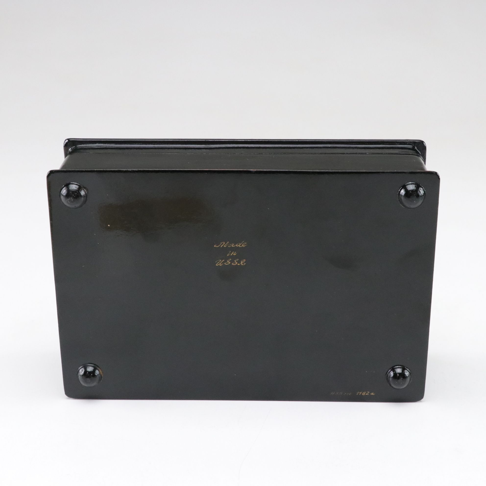 Hand-Painted Russian Lacquerware Miniature Boxes