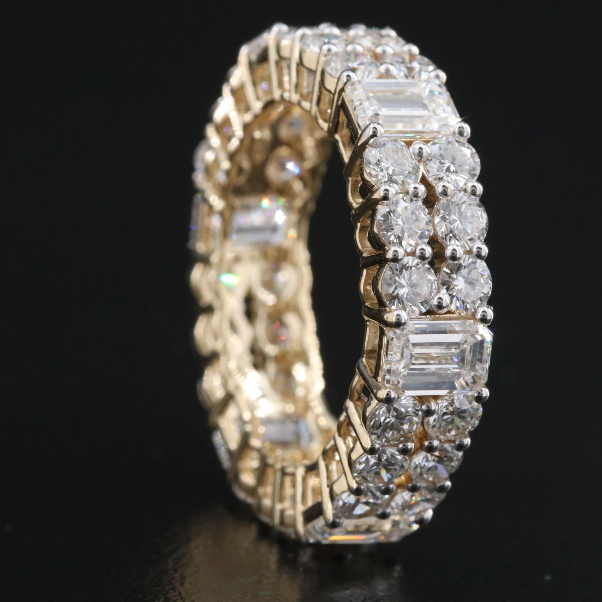 14K 6.20 CTW Lab Grown Diamond Eternity Band