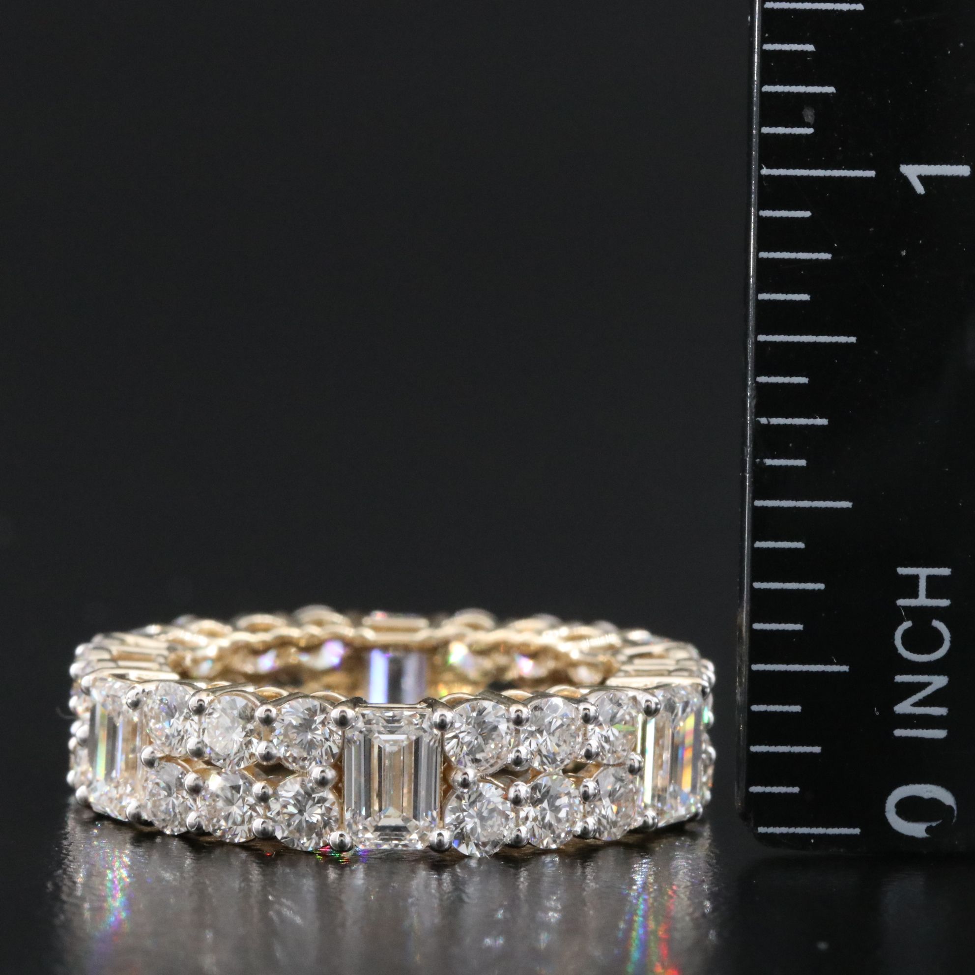 14K 6.20 CTW Lab Grown Diamond Eternity Band