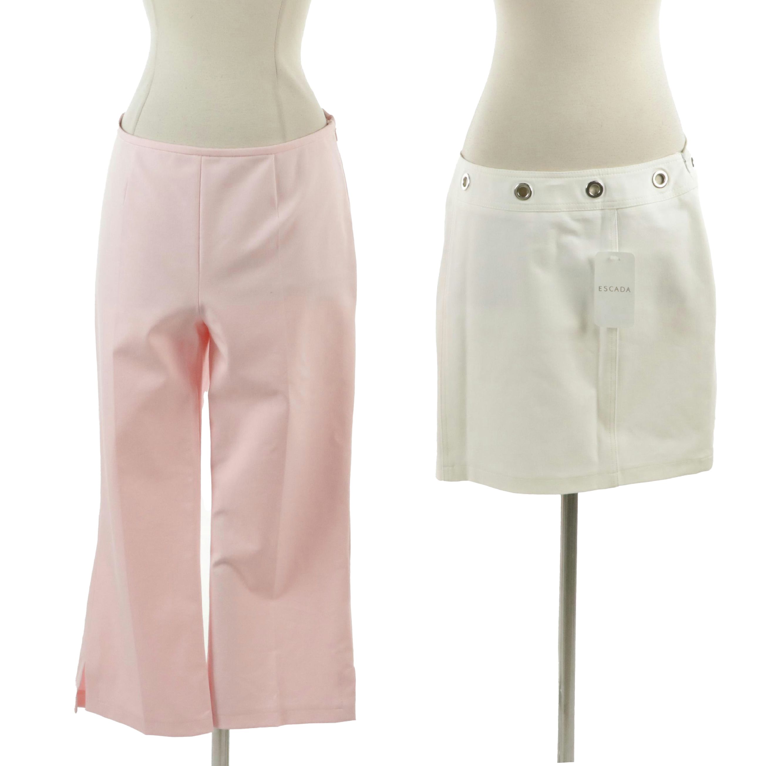 Escada Rock Skirt and Capri Pants with Tags