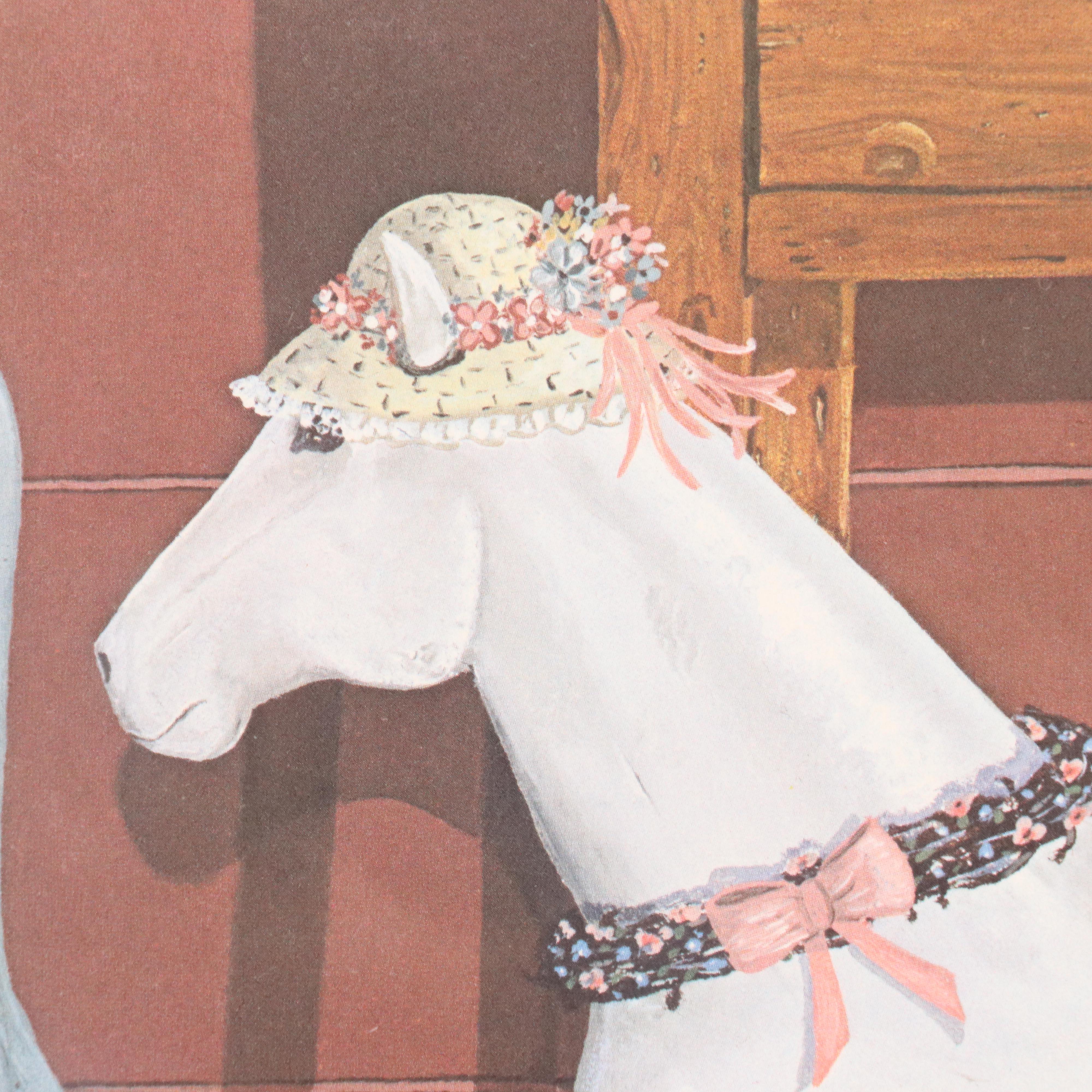 Pat Pearson Offset Lithograph "The Winner's Circle," Circa 1986