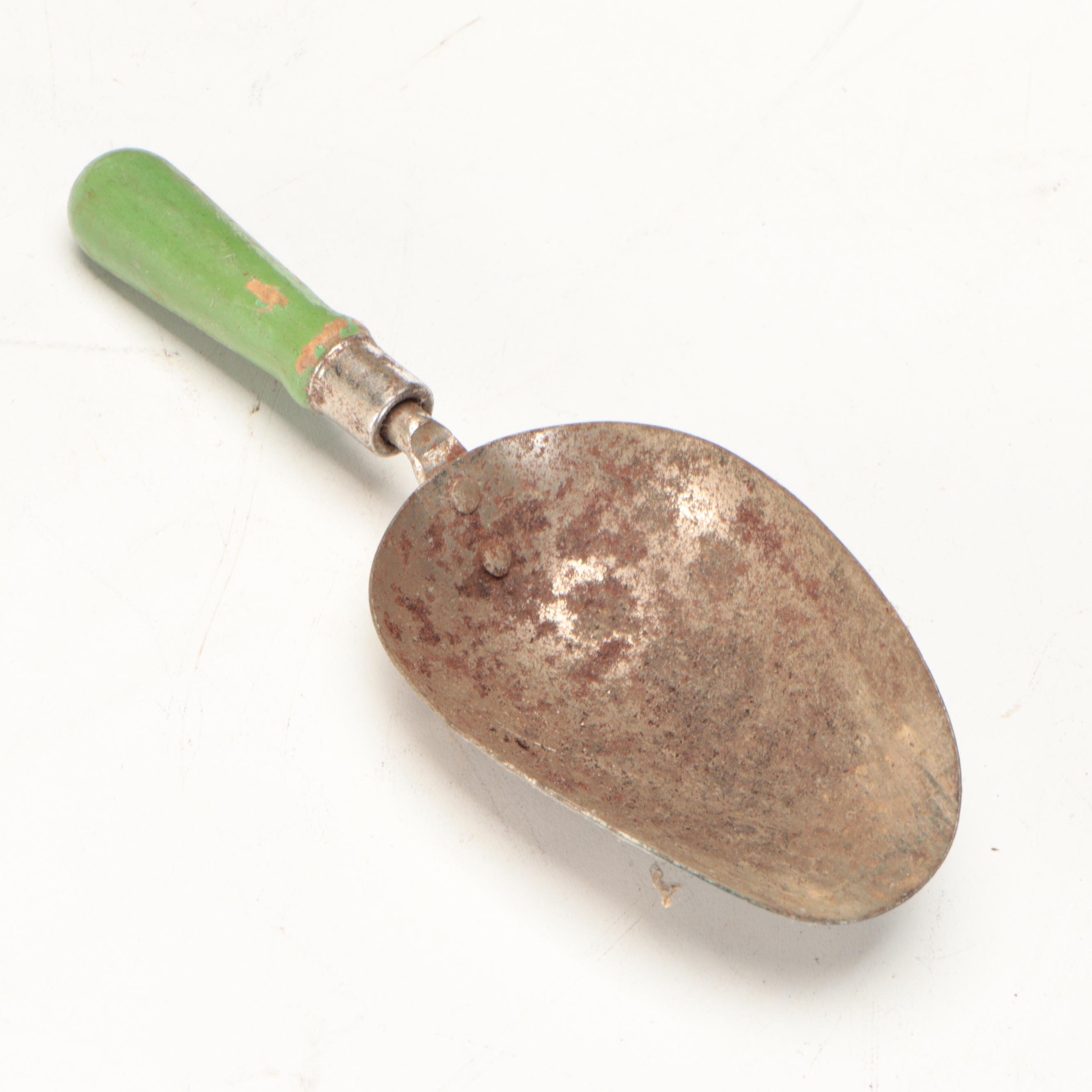 Hoosier Cupboard Flour Bin and Sifter, with Cyclone Seed Sewer