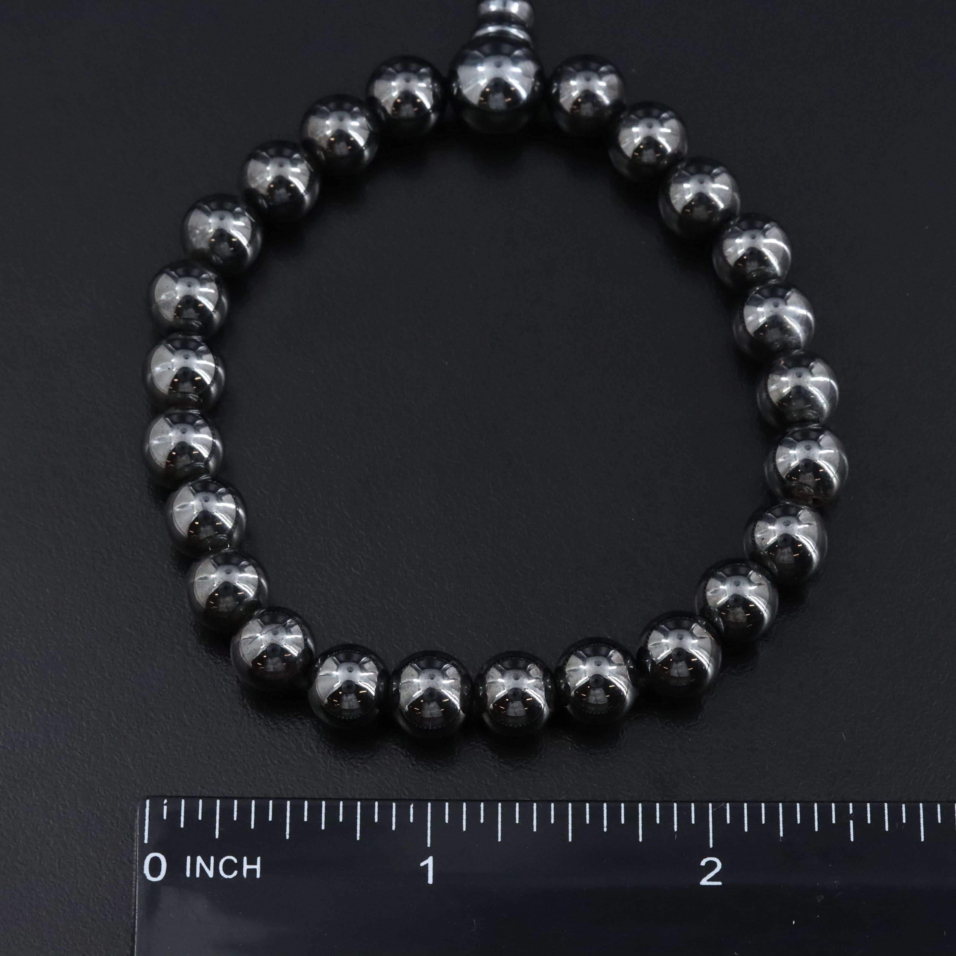 Magnetite Bead Bracelet