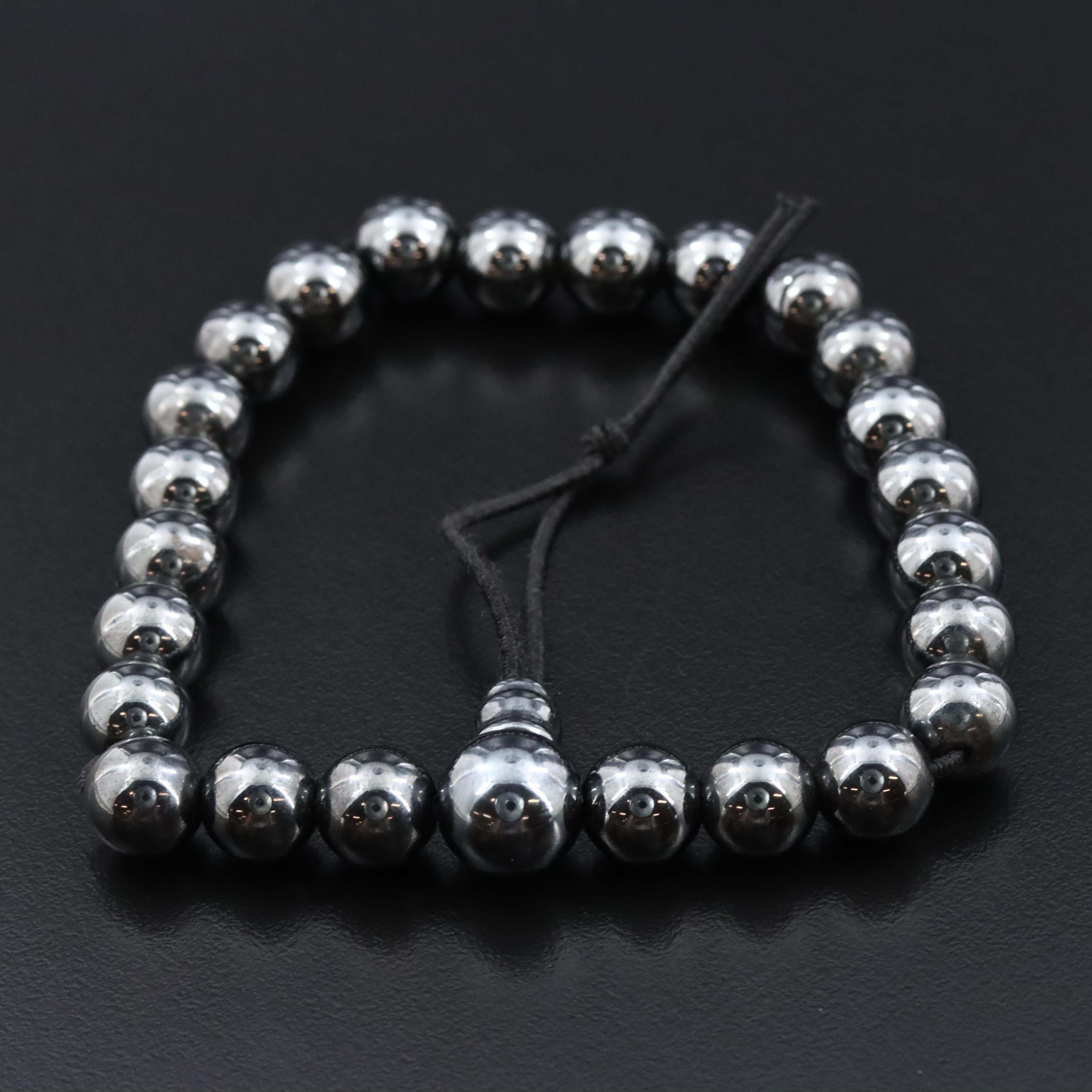 Magnetite Bead Bracelet