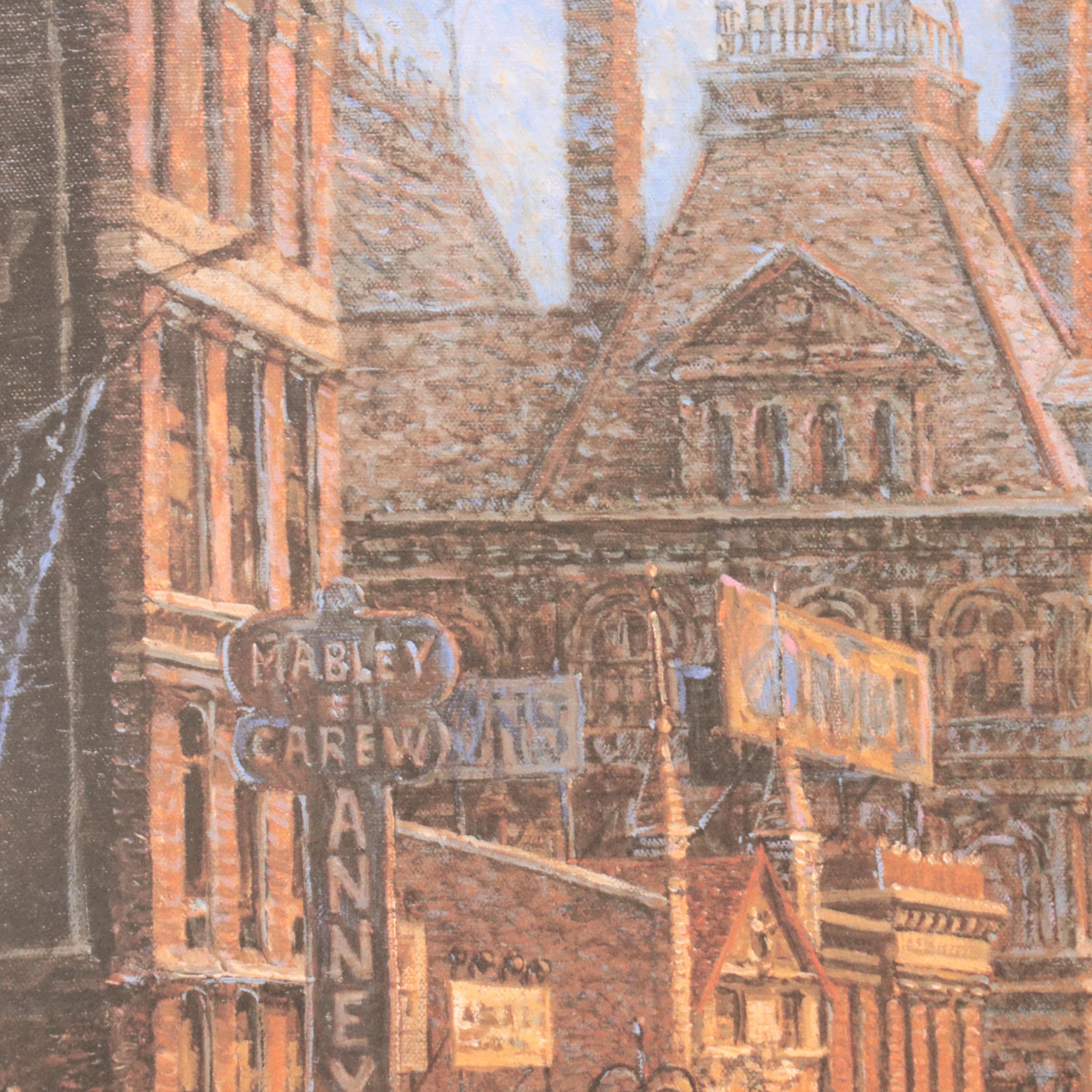 Frank McElwain Offset Lithgraph "Cincinnati Celebrates the Fourth"