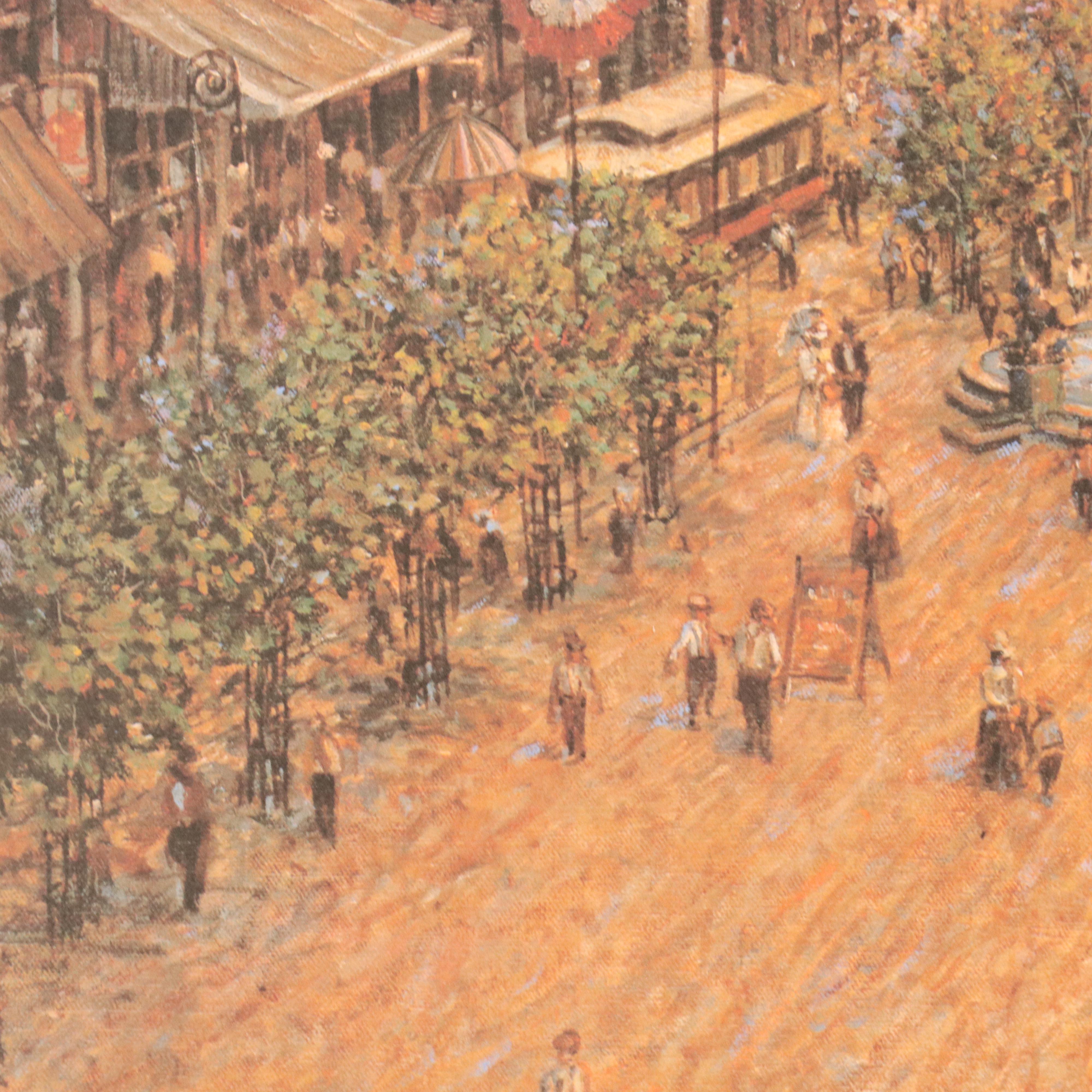 Frank McElwain Offset Lithgraph "Cincinnati Celebrates the Fourth"